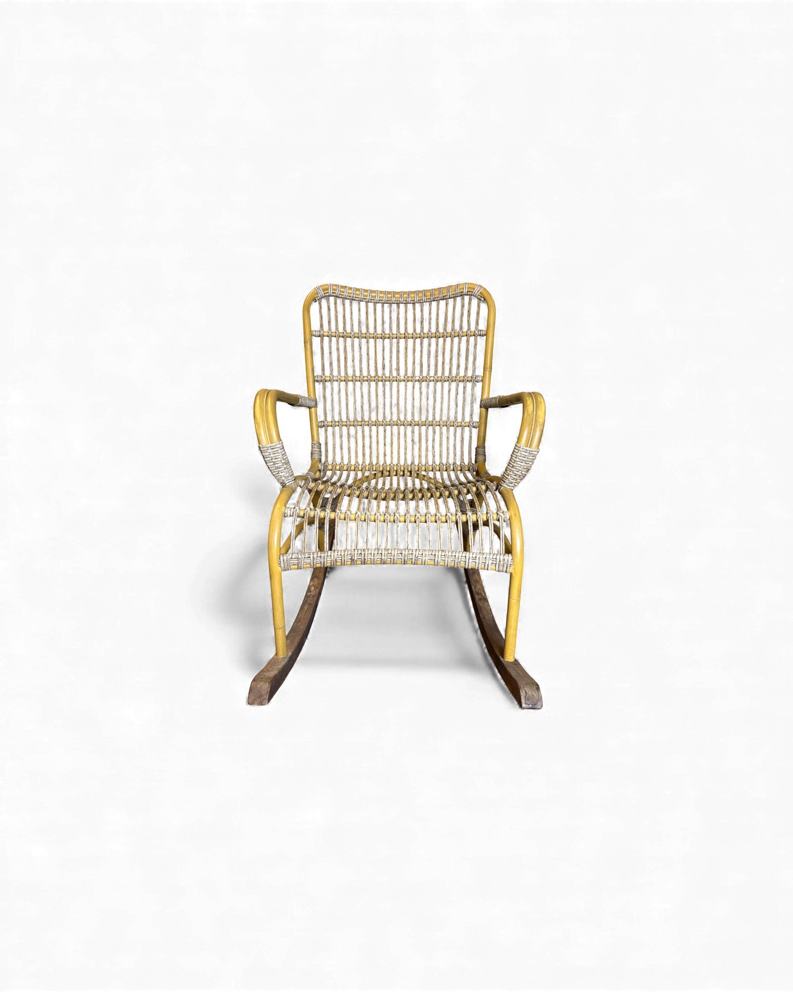 Vintage Rattan Rocking Chair Surround Living - 1