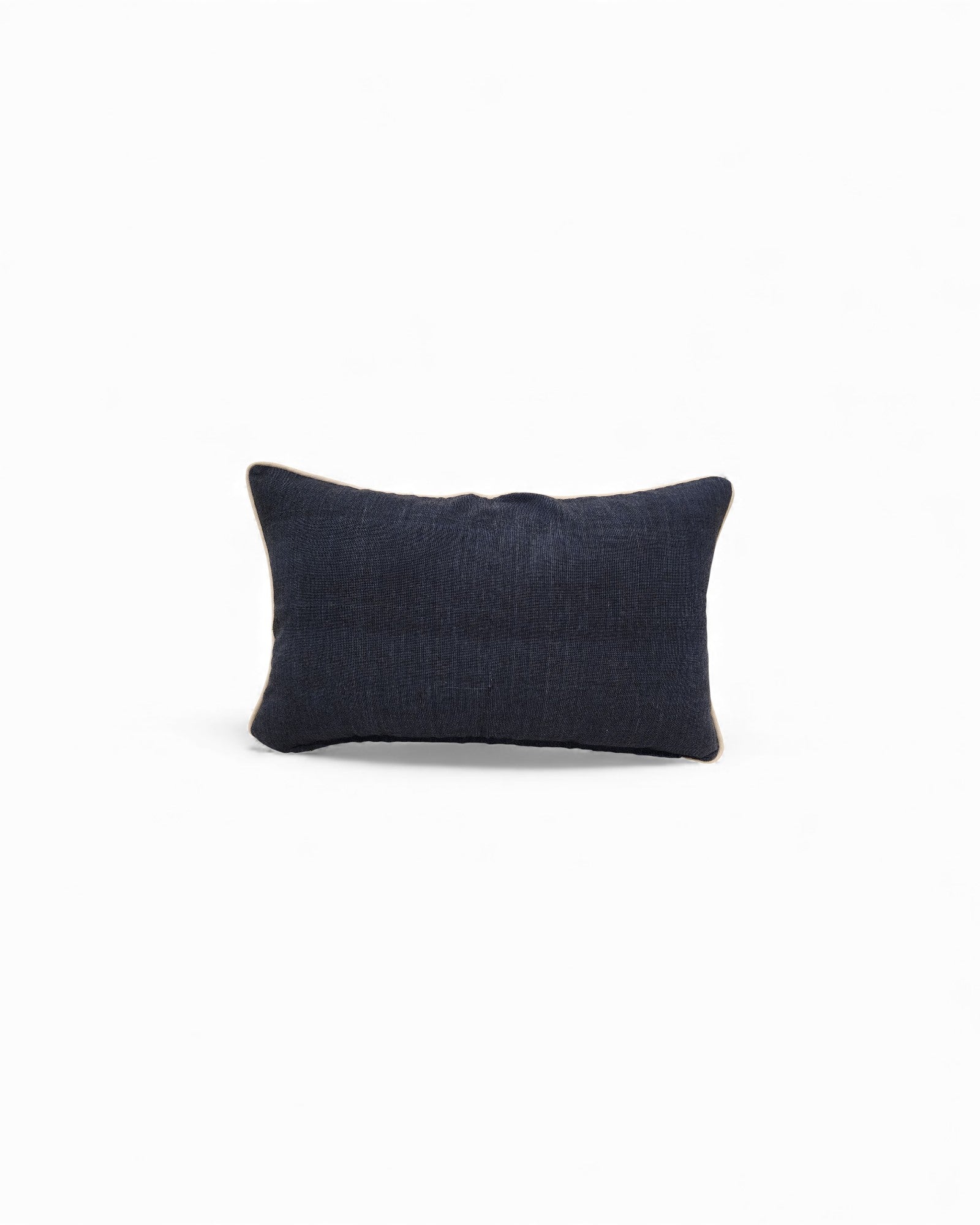 Handwoven Khit Lumbar Cushion - Olive & Blue