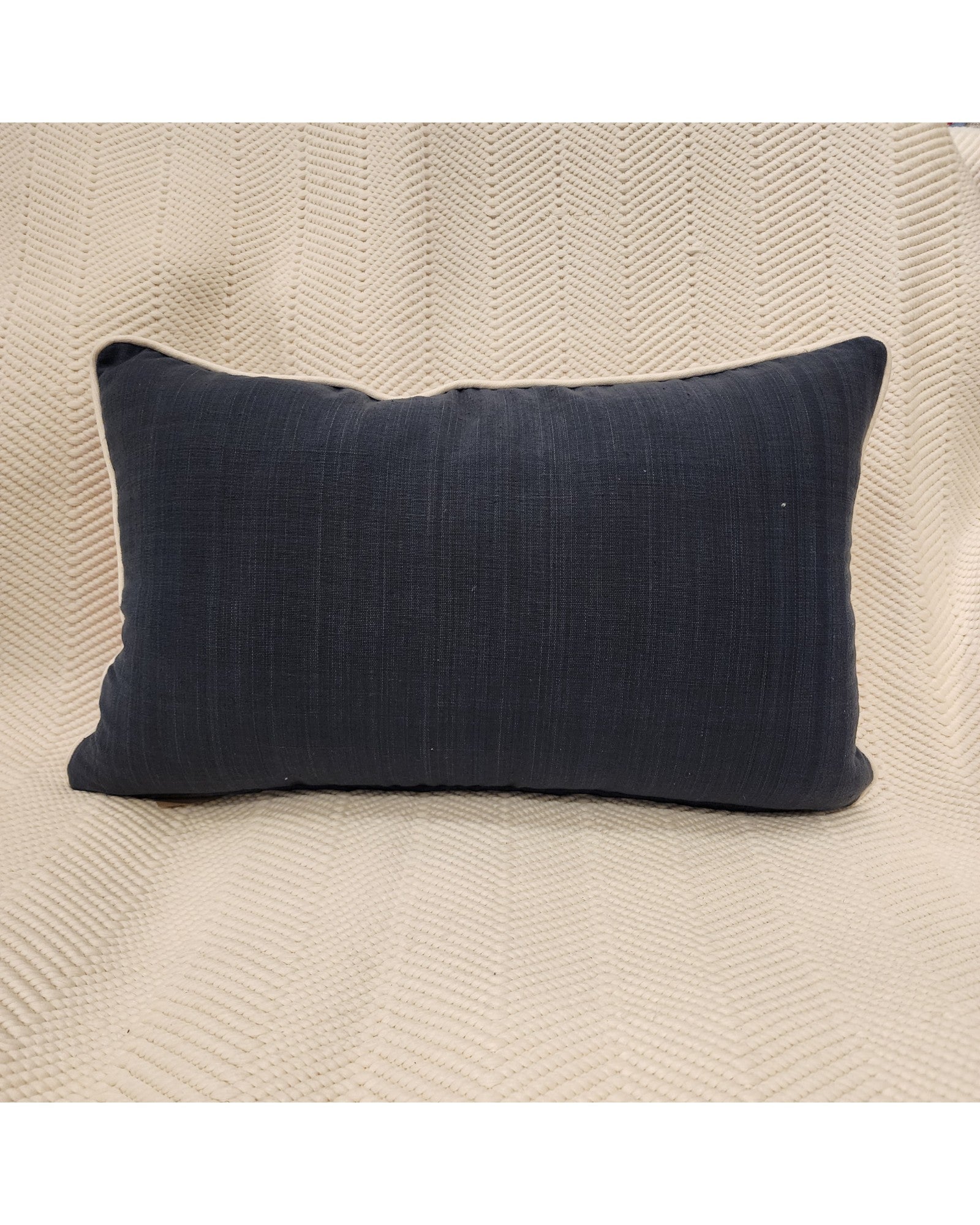 Handwoven Khit Lumbar Cushion - Red