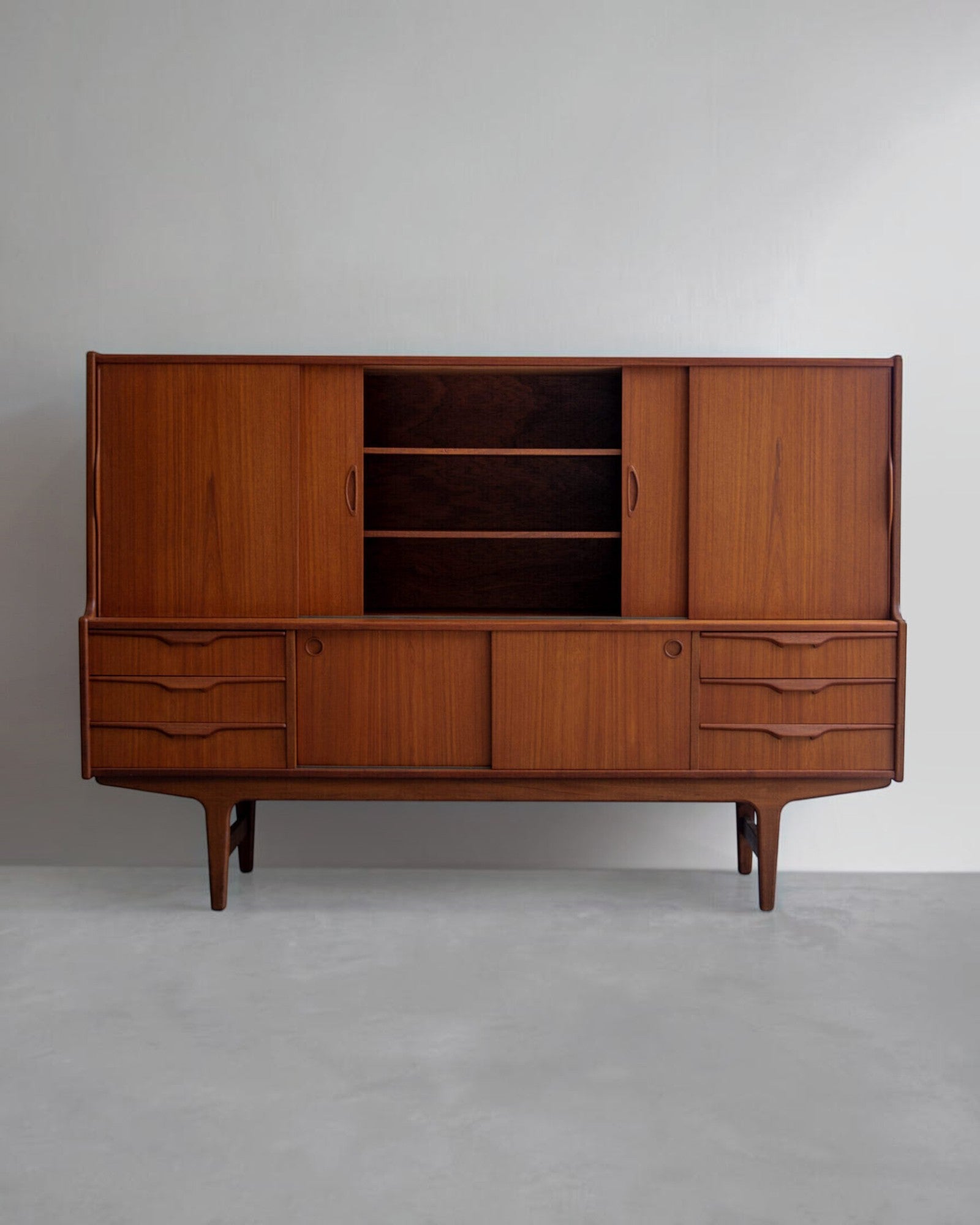 Danish High Sideboard in Teak