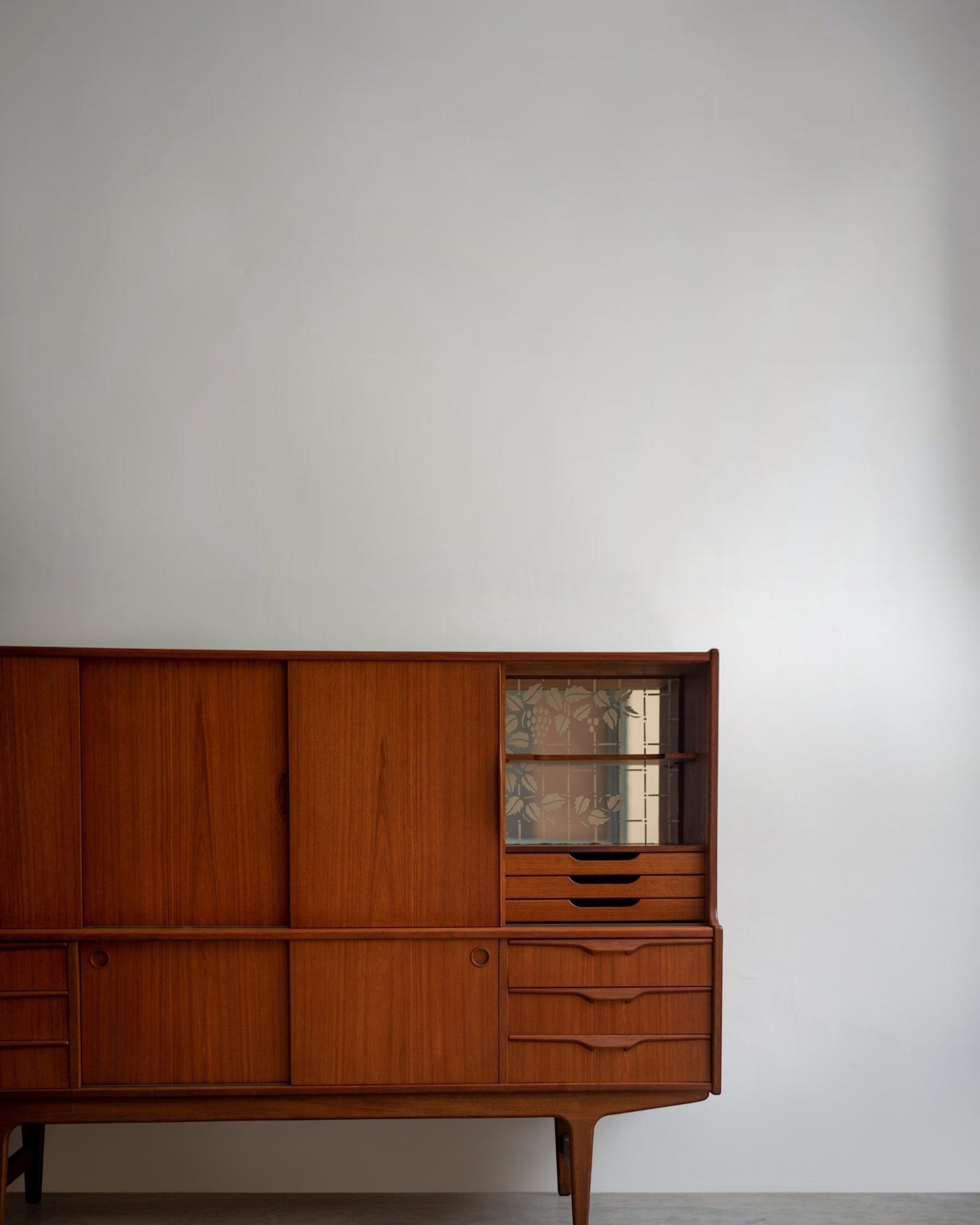 Danish High Sideboard in Teak
