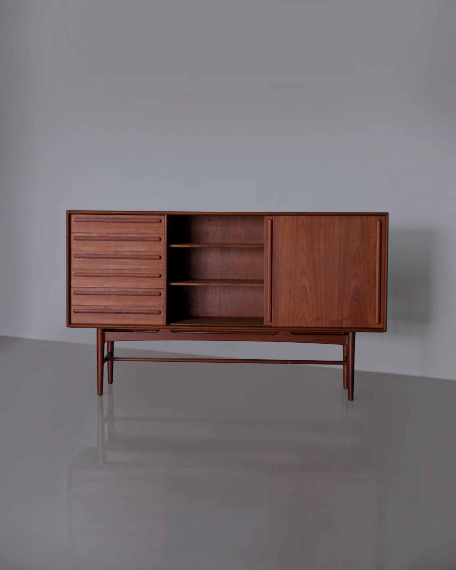 Teak High Sideboard