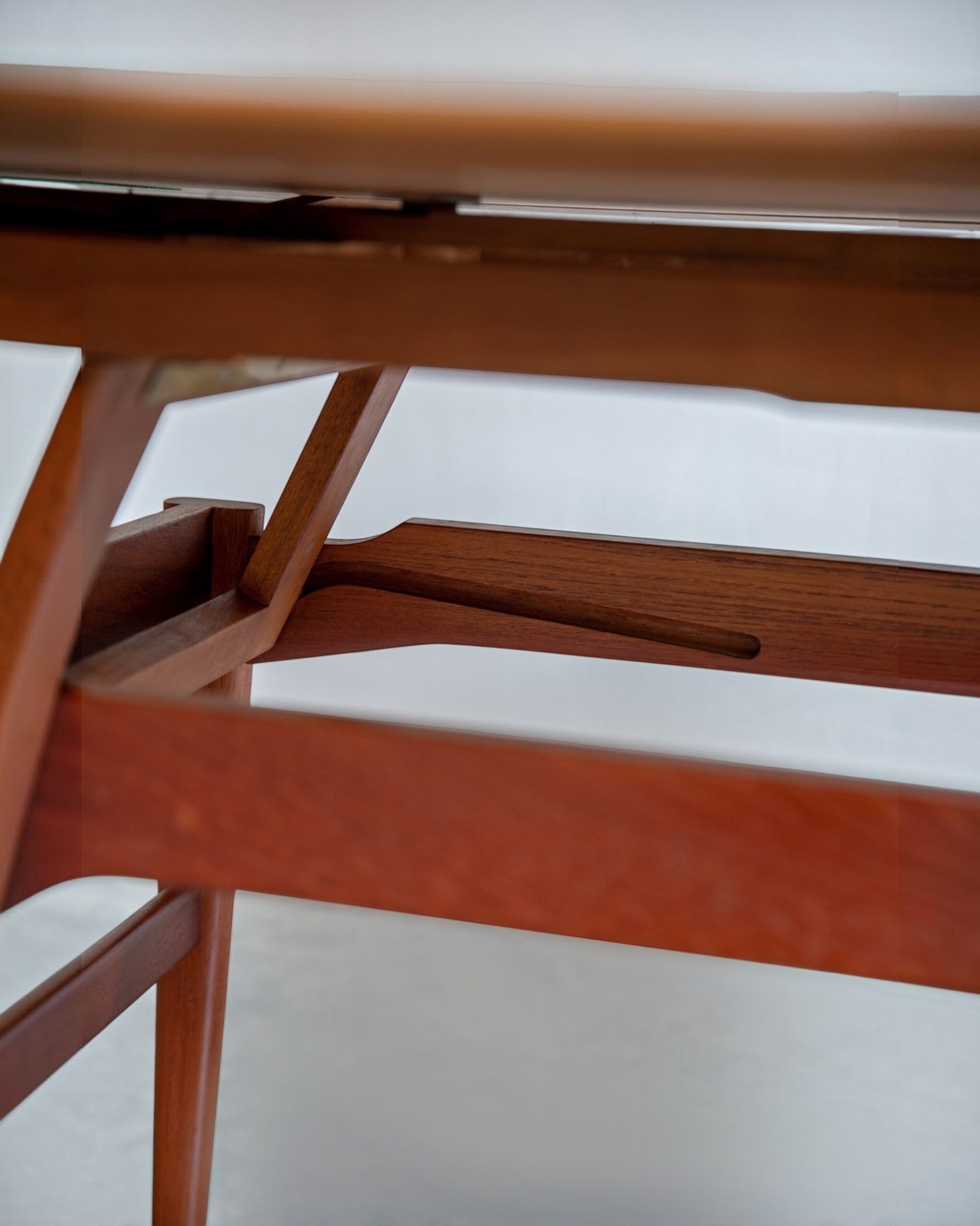Teak Elevation Table by N.B Mobelfabrik, Randers