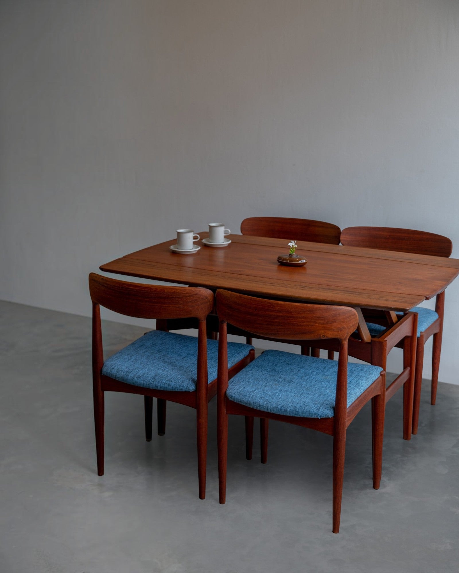 Teak Elevation Table by N.B Mobelfabrik, Randers