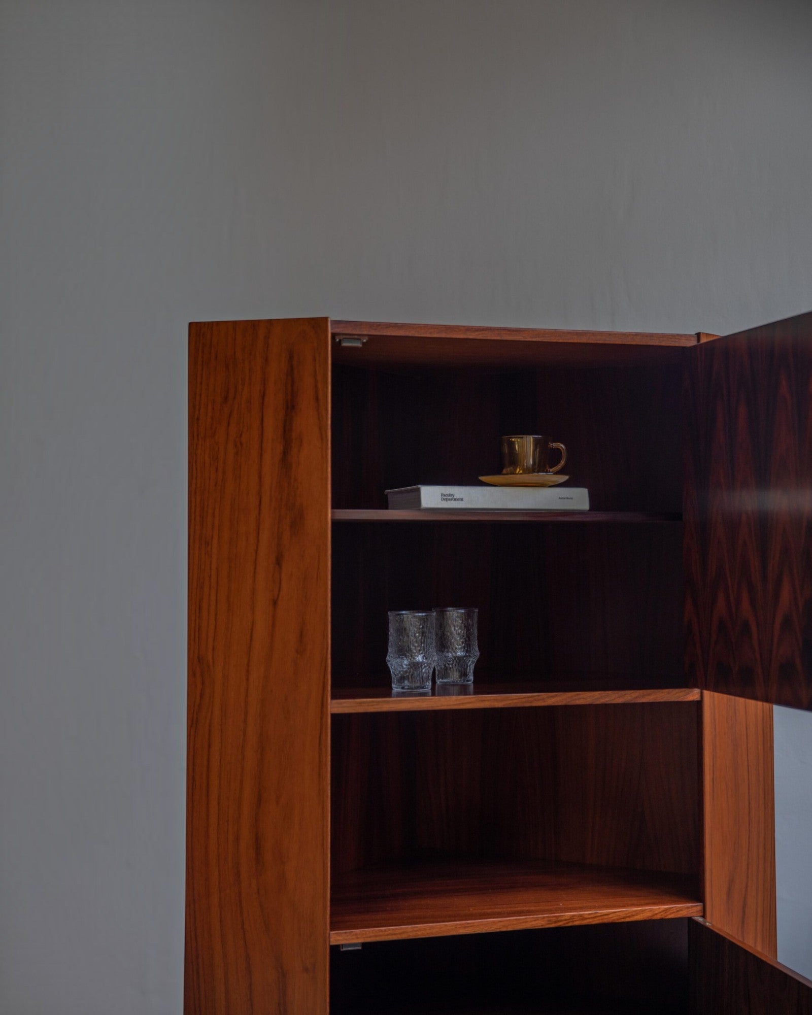 Rosewood Corner Cabinet