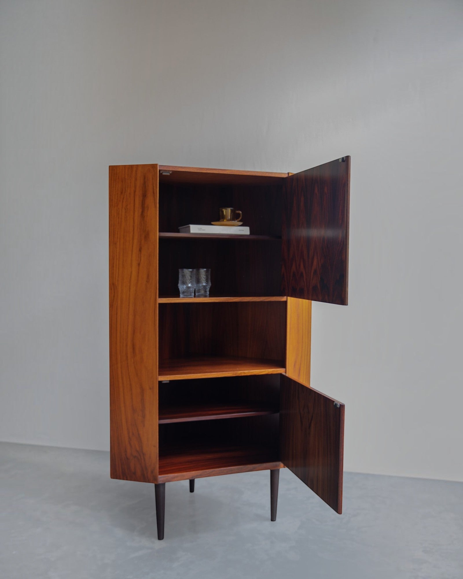 Rosewood Corner Cabinet