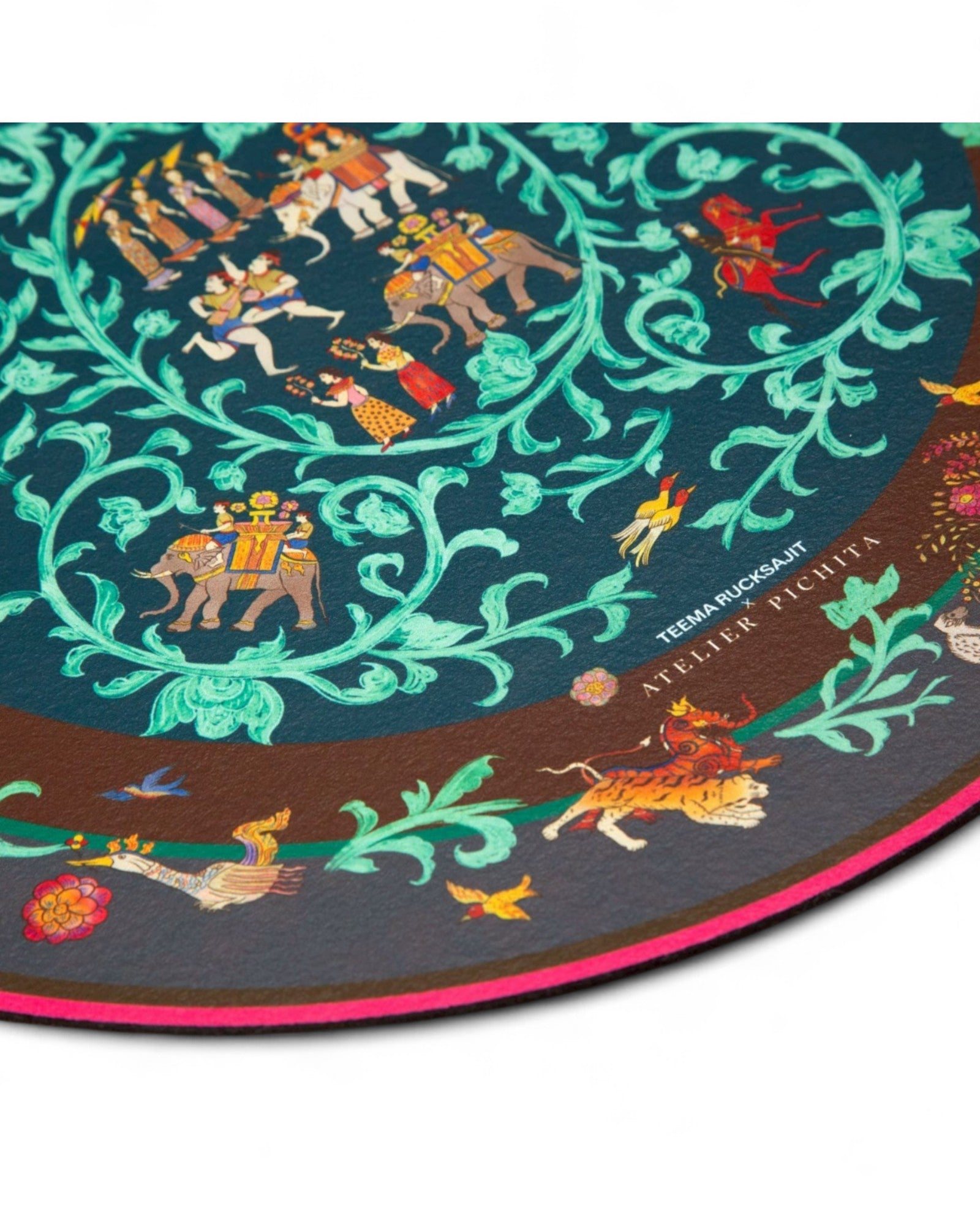 Thai Fairy Tale Place Mat Circular - Set of 4