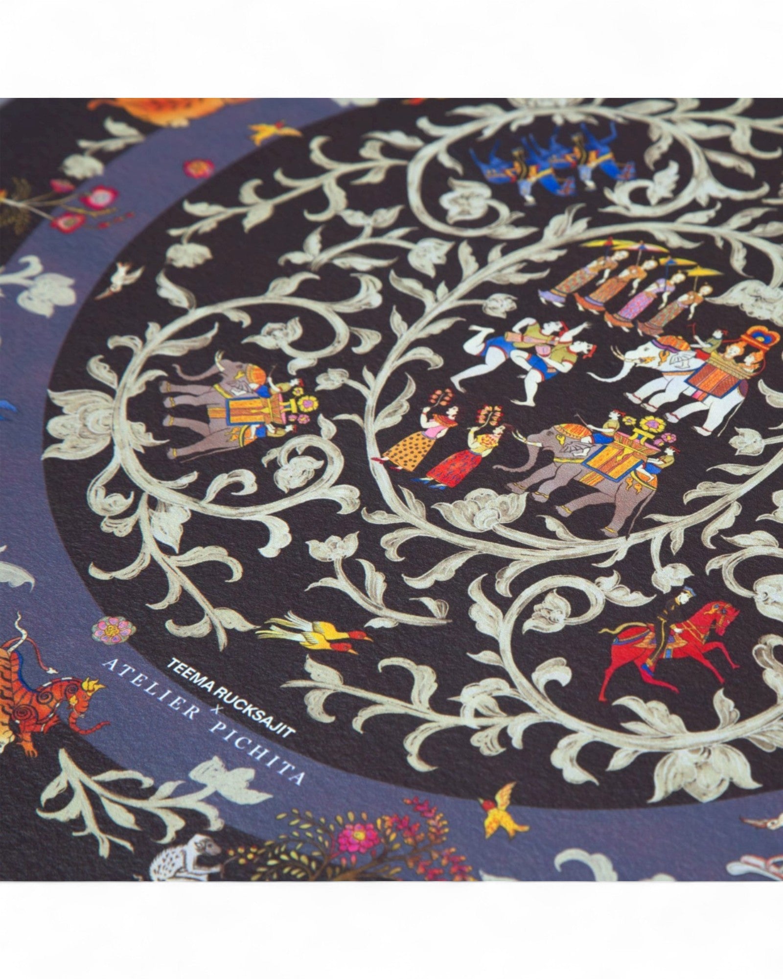 Thai Fairy Tale Place Mat - Circular Set of 4