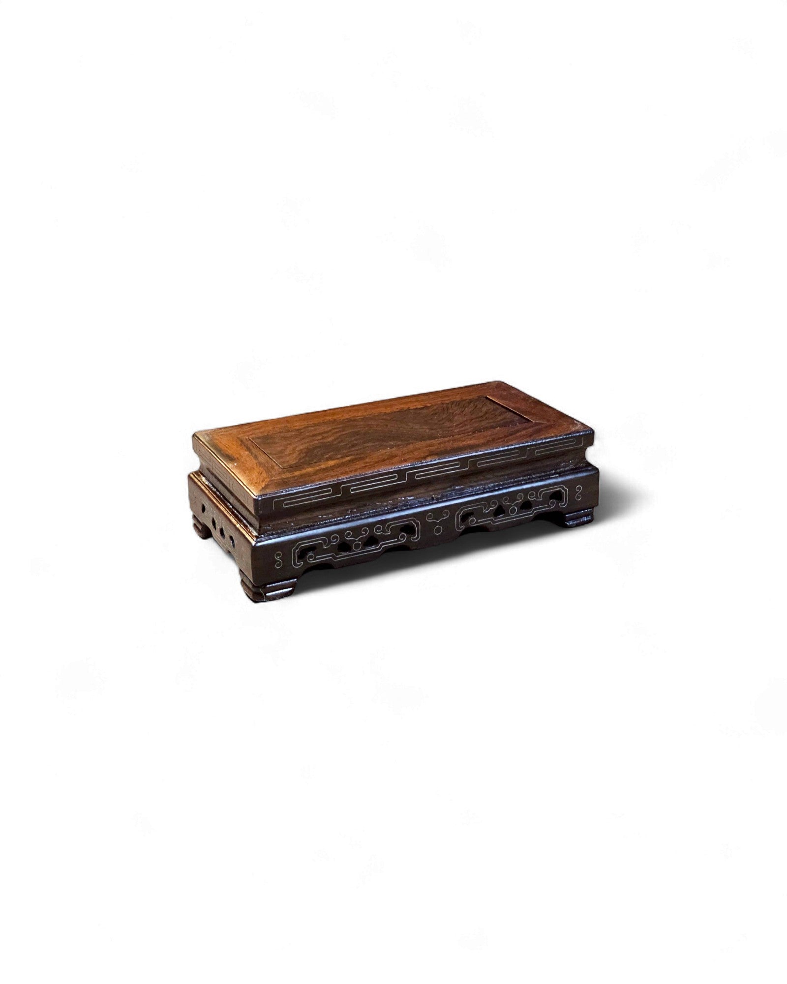 Chinese Carved Hardwood Display Stand (M)