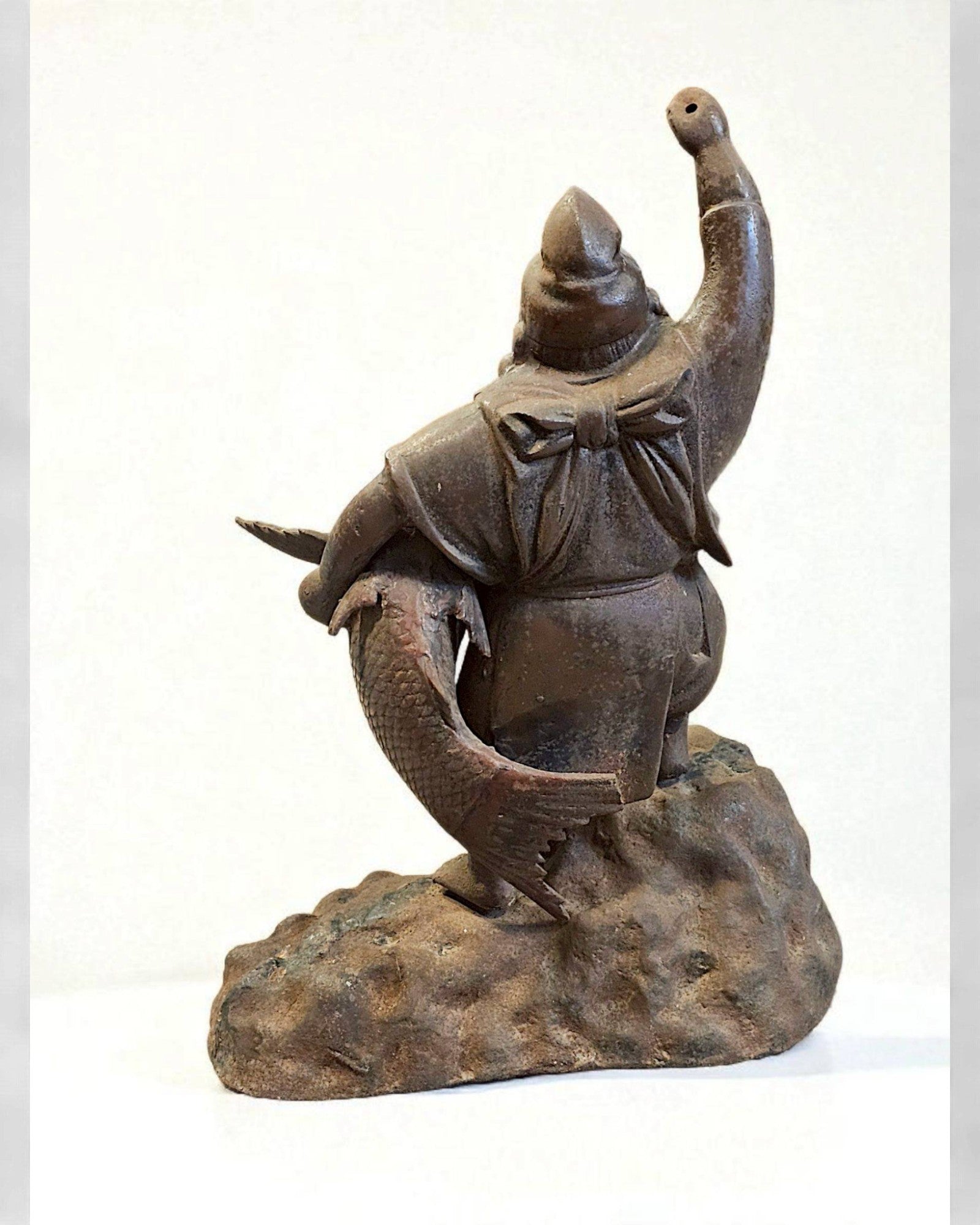 Bronze Ebisu Diety with Sea Bream