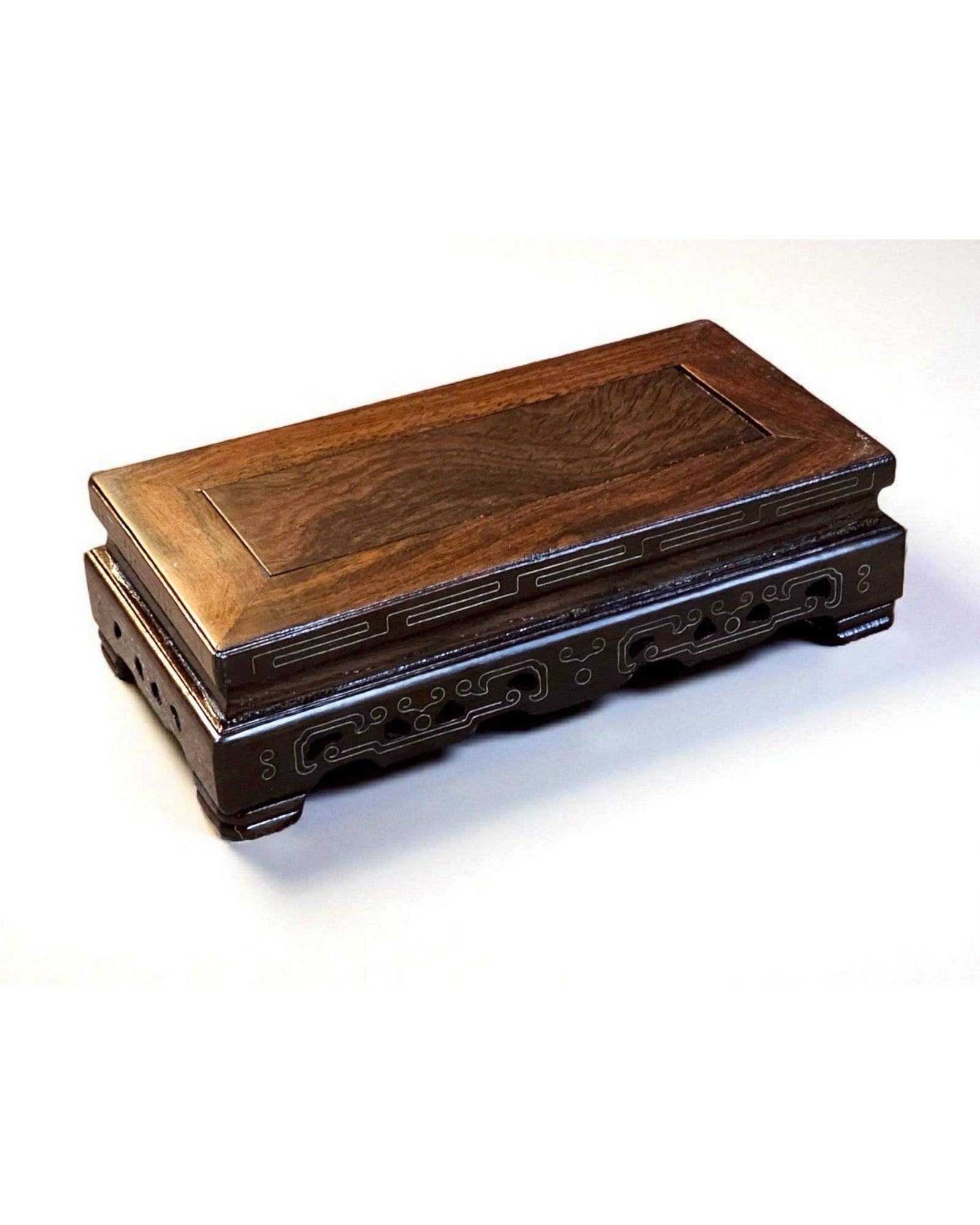 Chinese Carved Hardwood Display Stand (M)