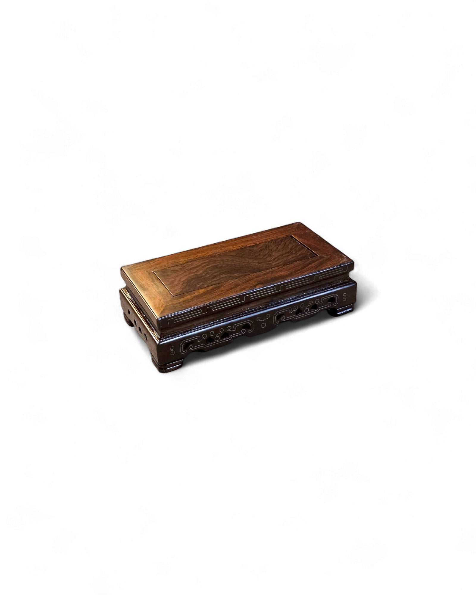 Chinese Carved Hardwood Display Stand (M)