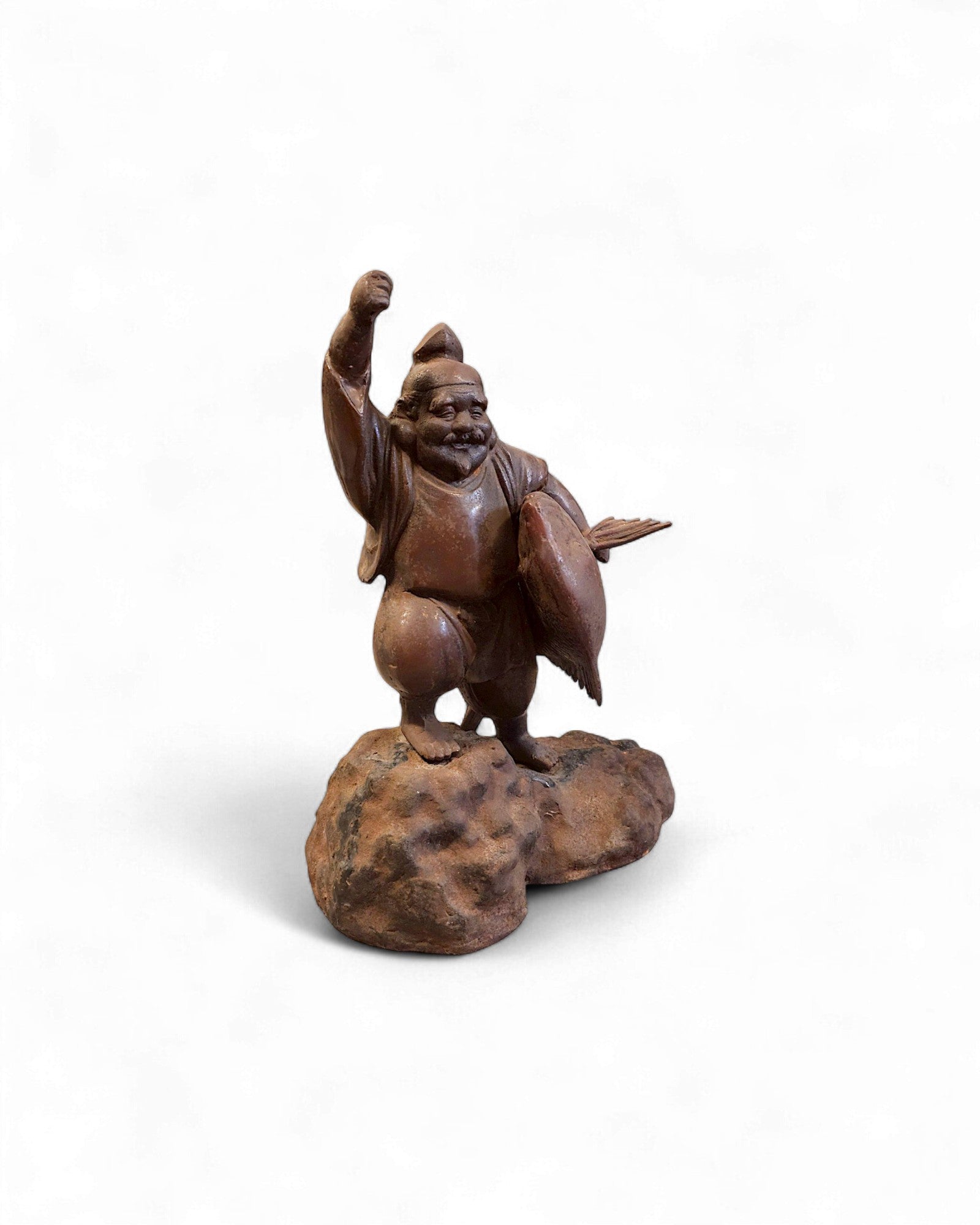 Bronze Ebisu Diety with Sea Bream