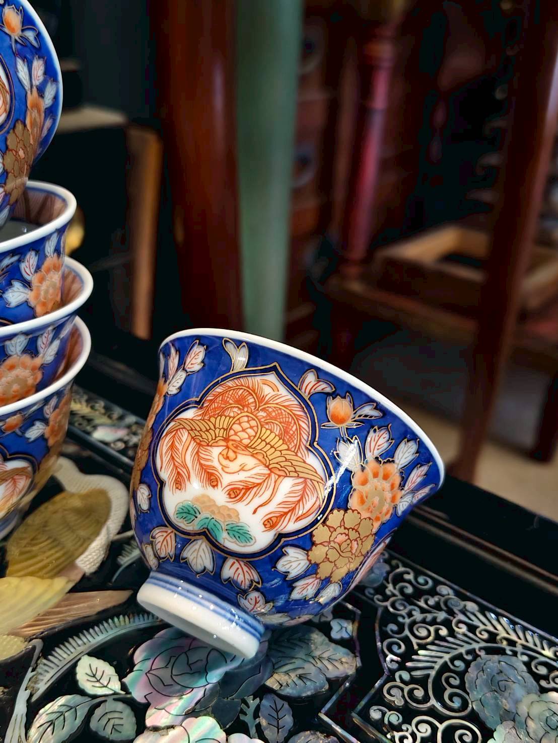 Antique Japanese Imari Tea Set - Surround Living - 12