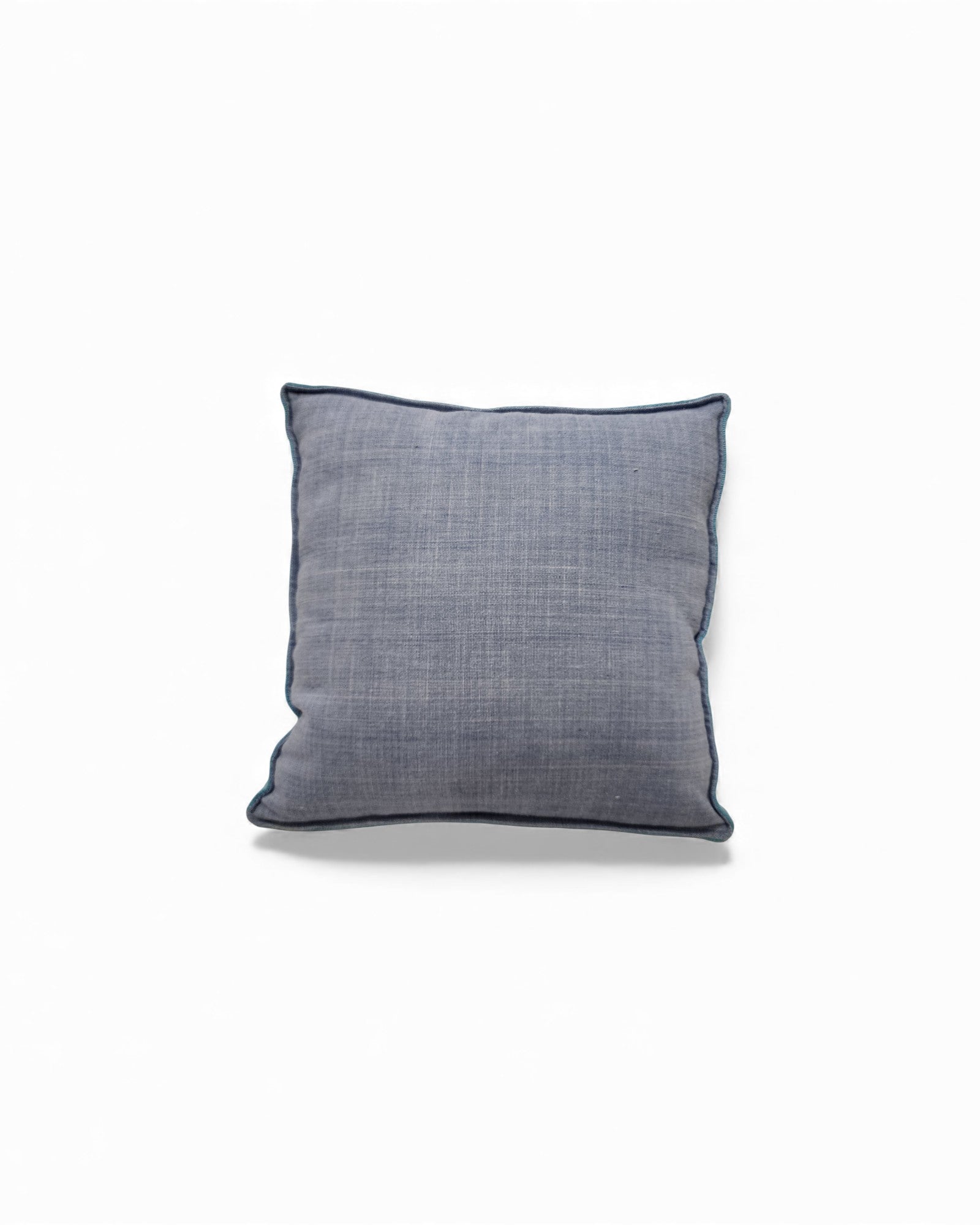 Handwoven Square Cotton Cushion with Lisu Motif Centre - Baby Purple