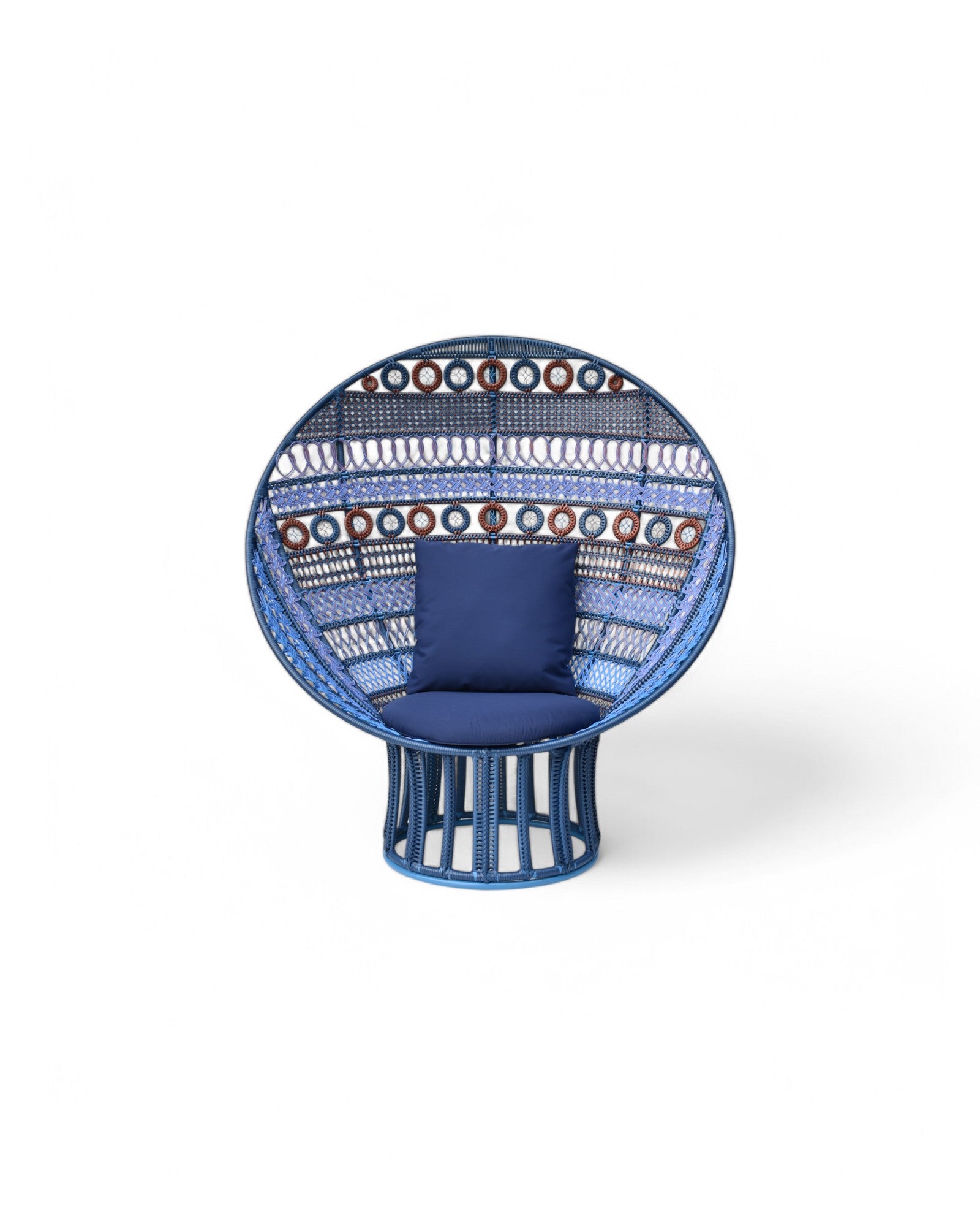 Lunar Chair - Blue & Copper (Outdoor)