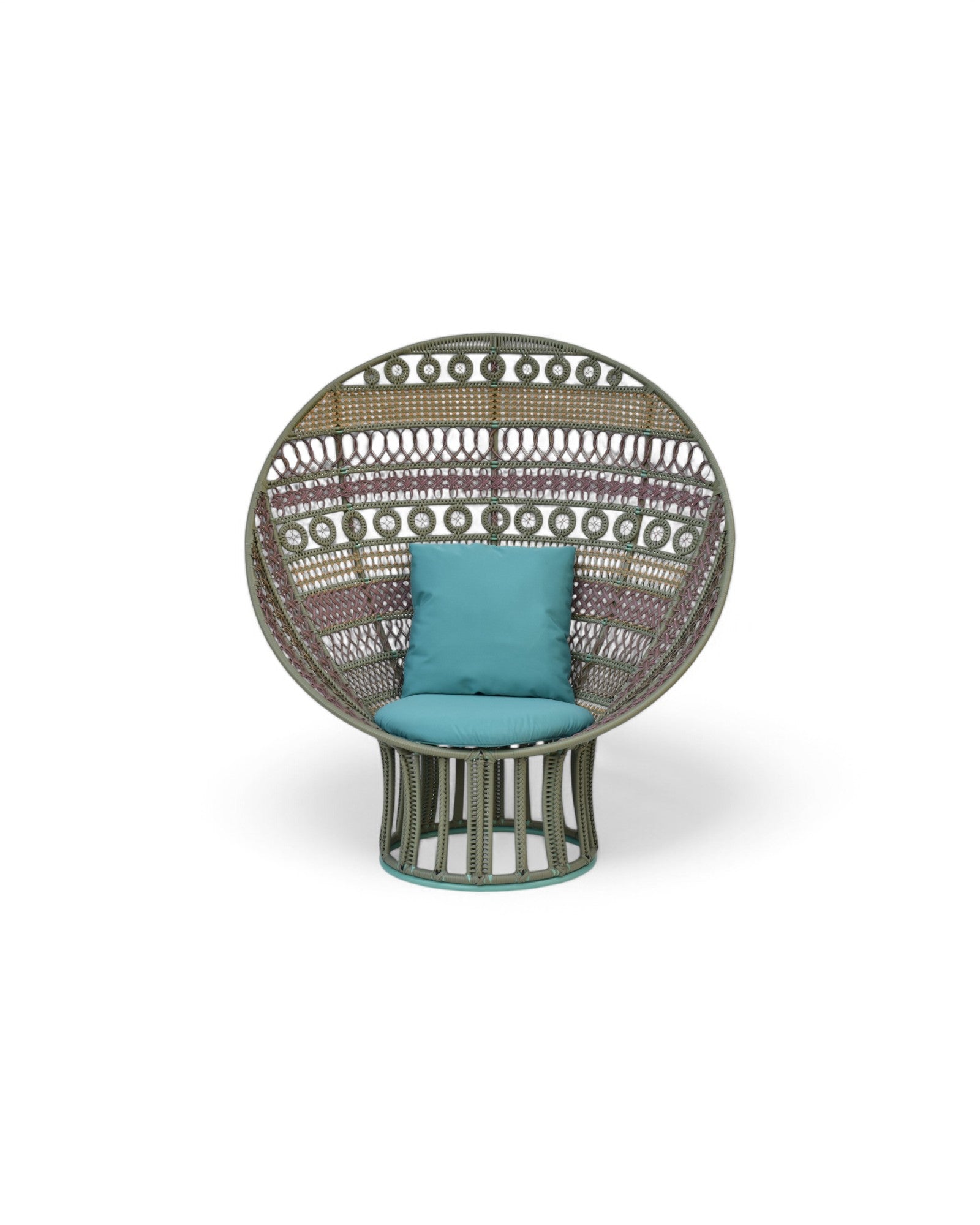 Lunar Chair - Green & Pink (Outdoor)