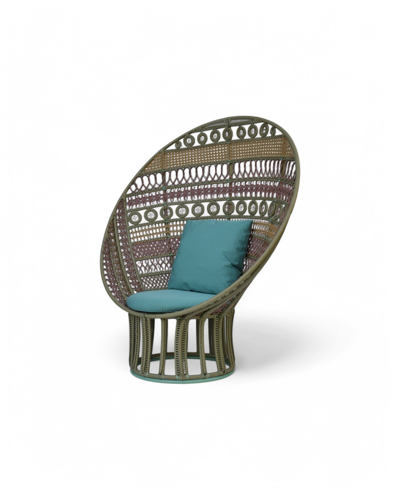 Lunar Chair - Green & Pink (Indoor)