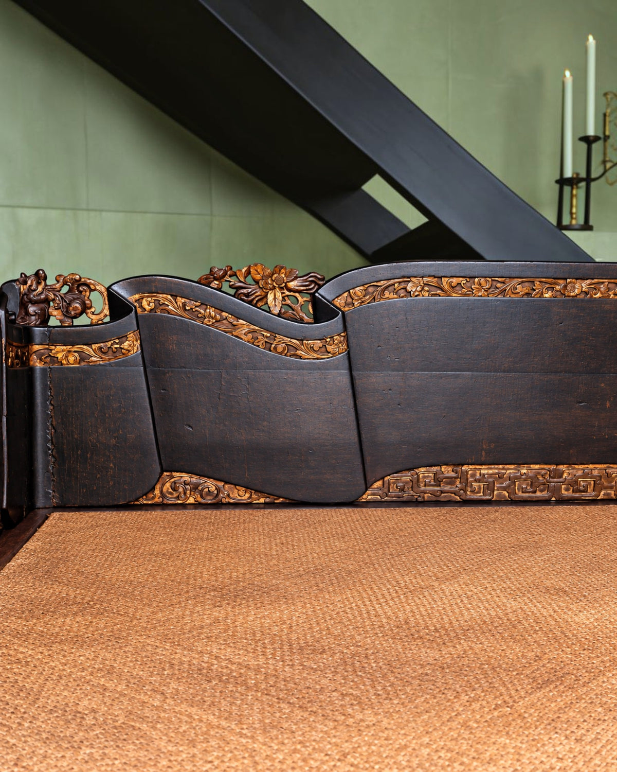 Chinese Late Qing Dynasty Daybed