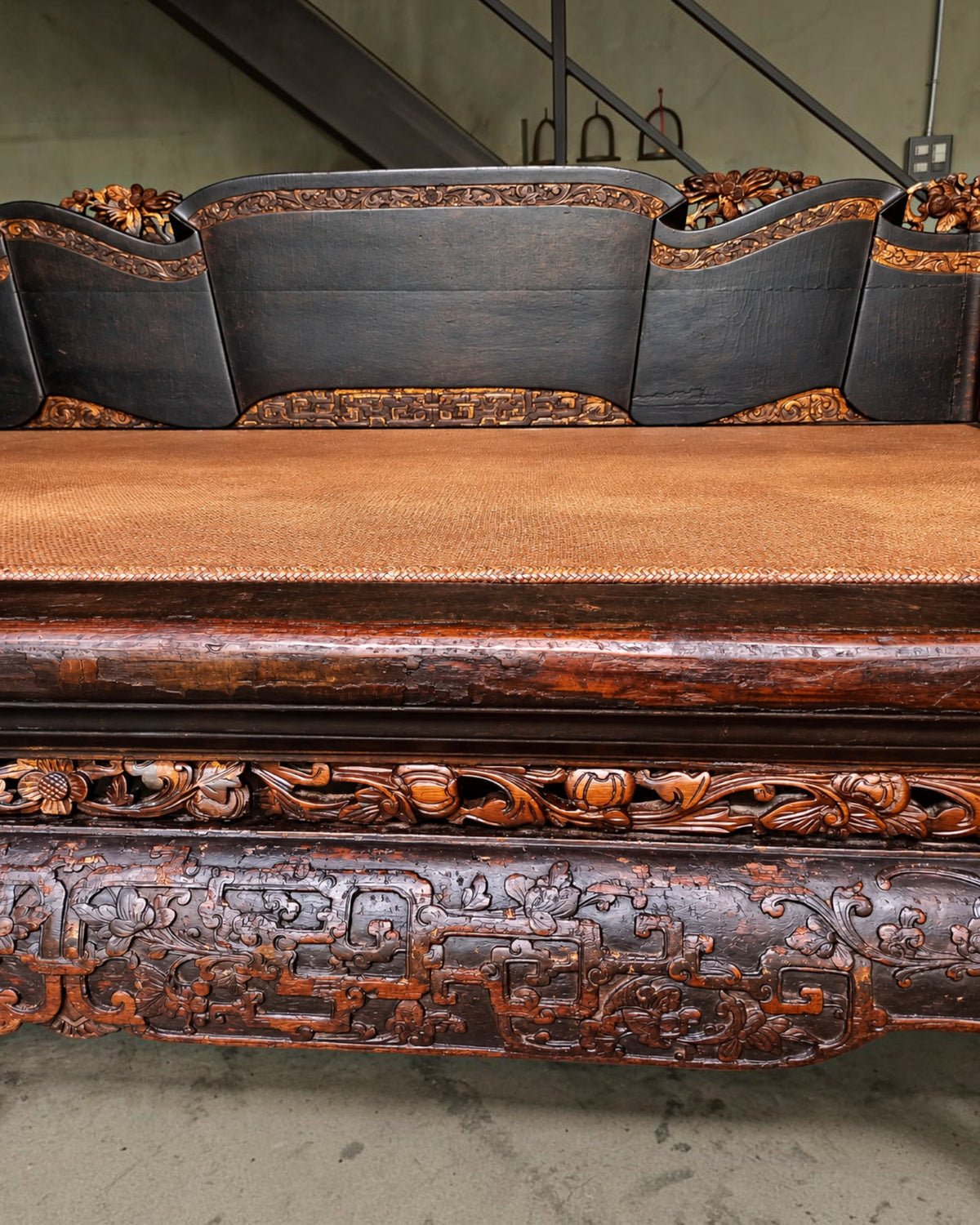 Chinese Late Qing Dynasty Daybed