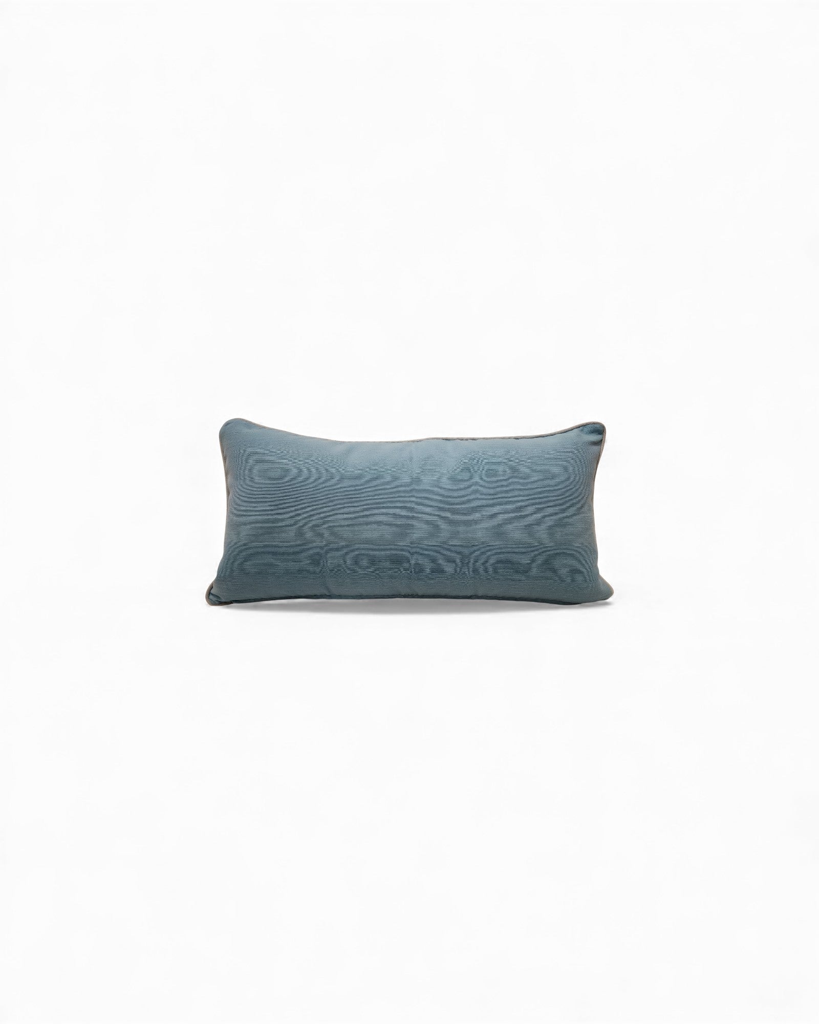 Lumba Cushion with Karen Hilltribe Centrepiece, Multicoloured piping - Light Blue