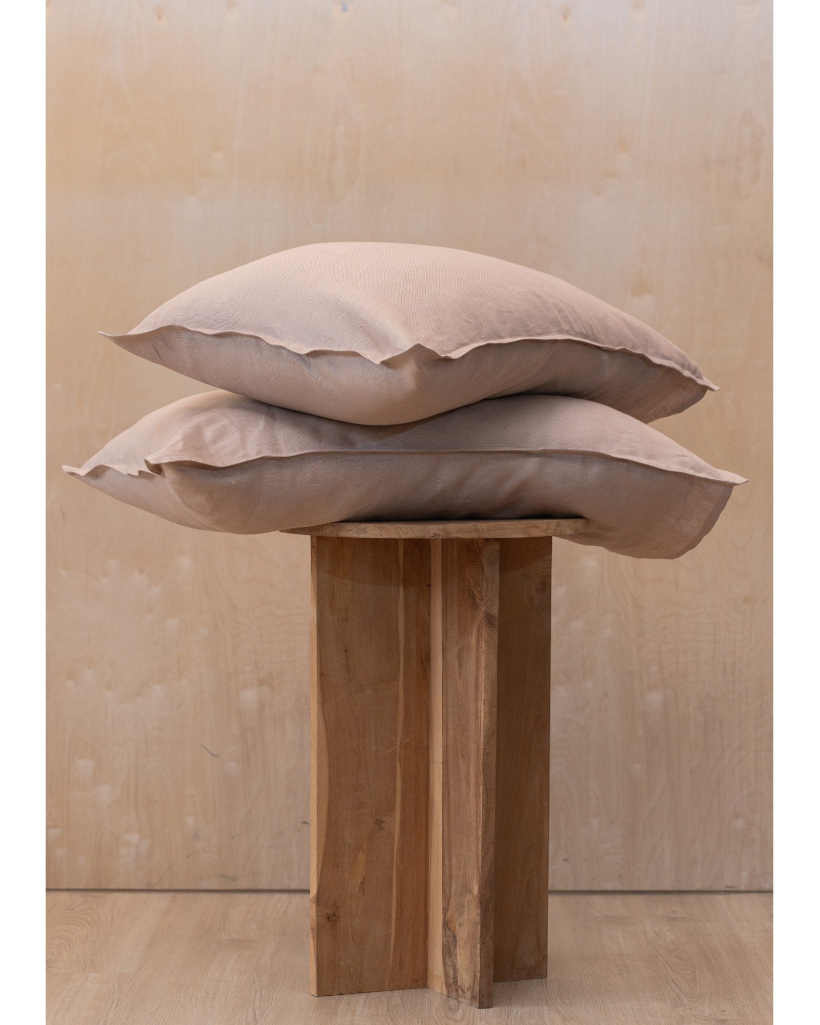 Linen Bedding Set Covers, Nude Pink - Surround Living - 3