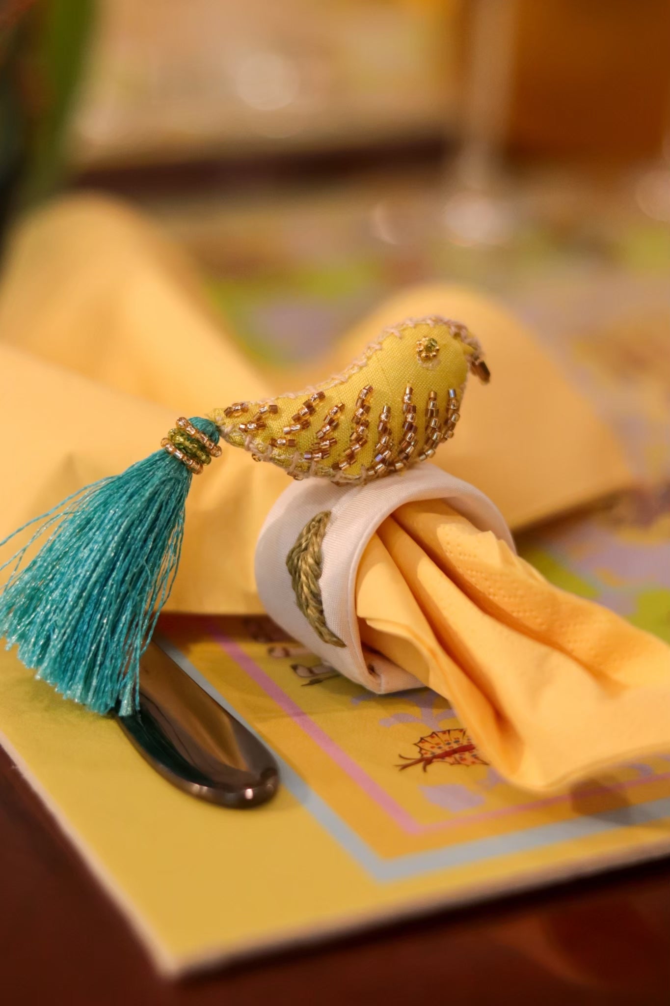 Bird Napking Ring - Set of 6