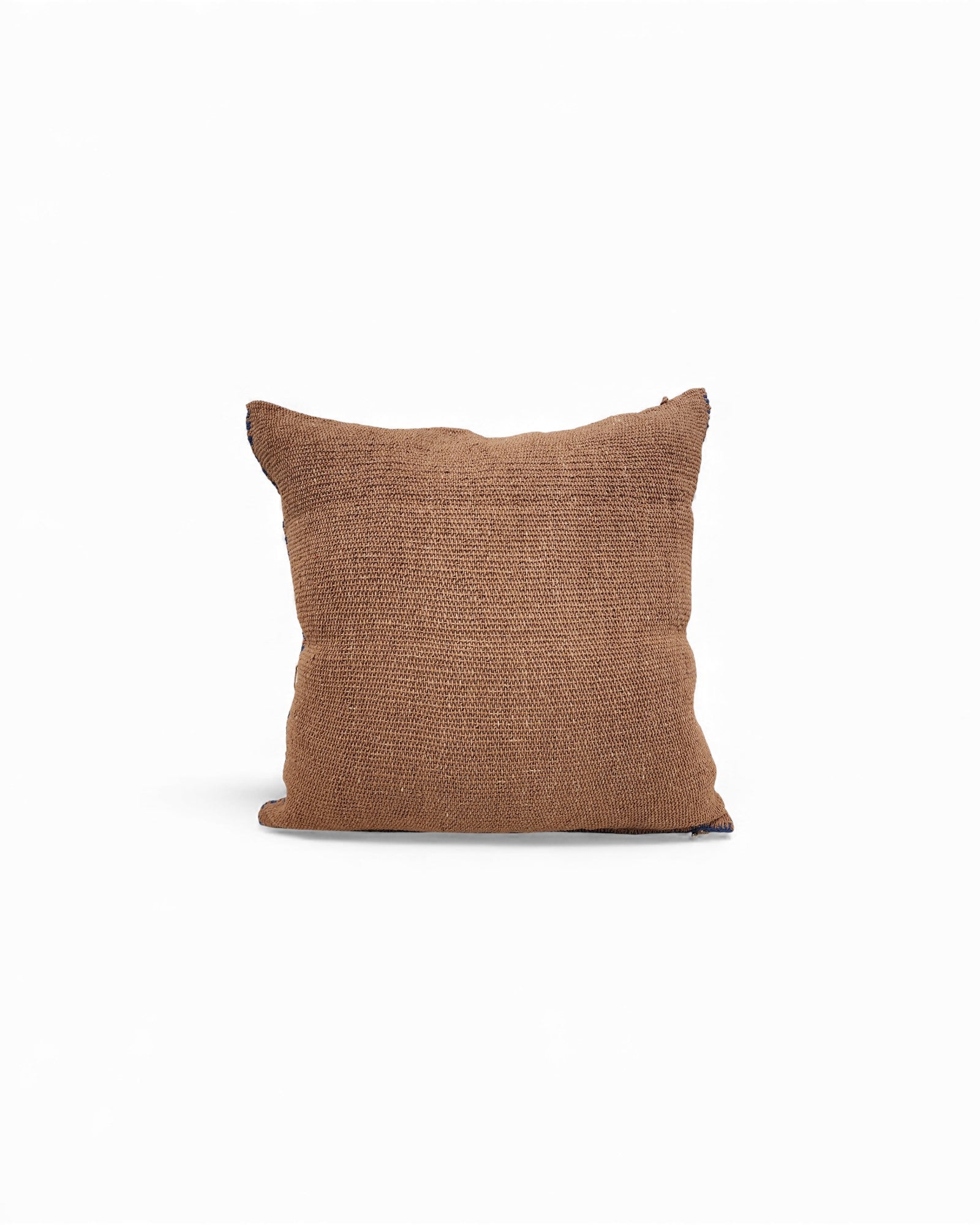 Handwoven Waist Loom Weave Cushion - Tan