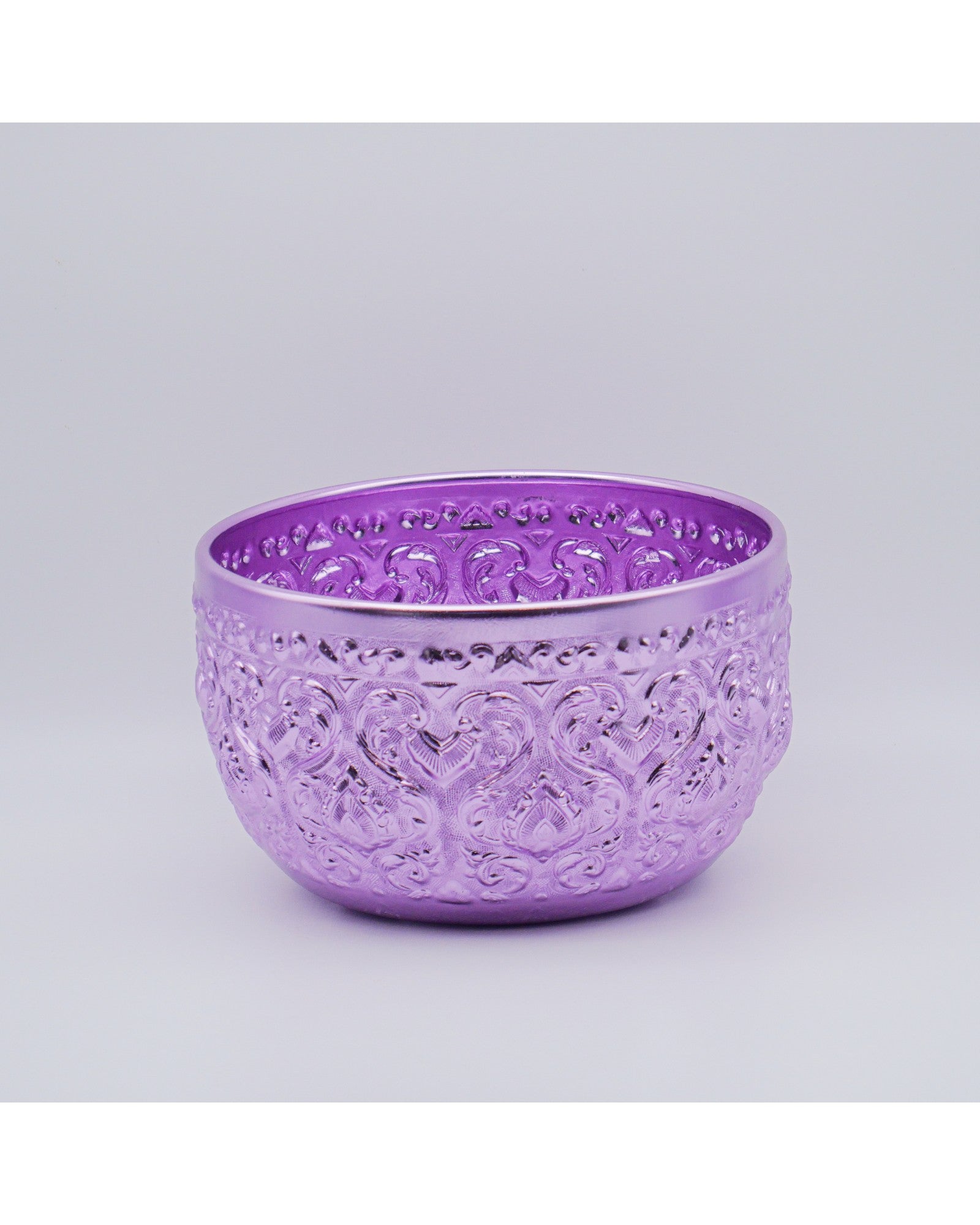 Pastel Embossed Thai - Embossed Aluminium Bowl (M) 22cm - Set of 3 - Surround Living - 3