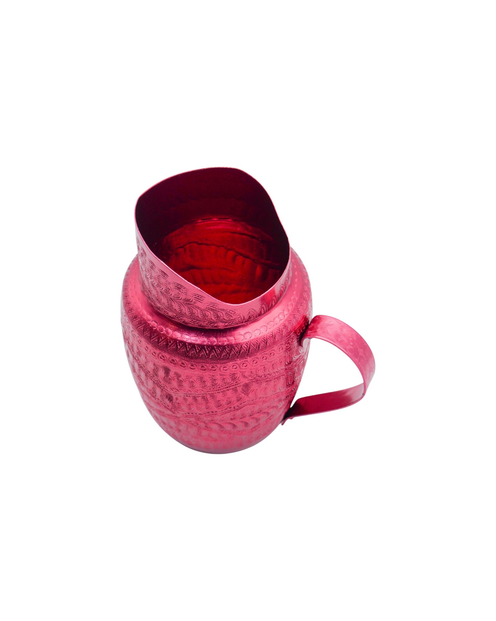 Thai Embossed Metal Water Jug