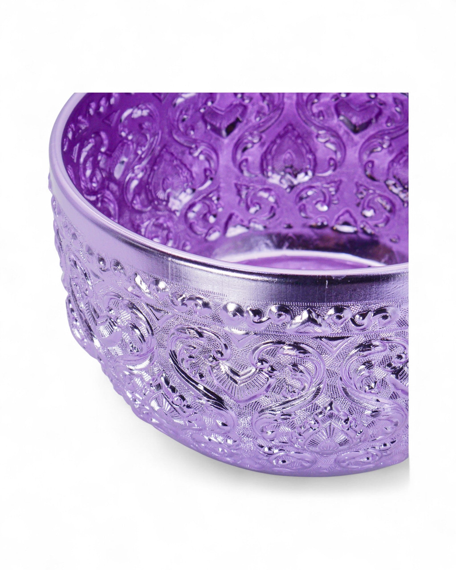 Pastel Embossed Thai - Embossed Aluminium Bowl (M) 22cm - Set of 3 - Surround Living - 9