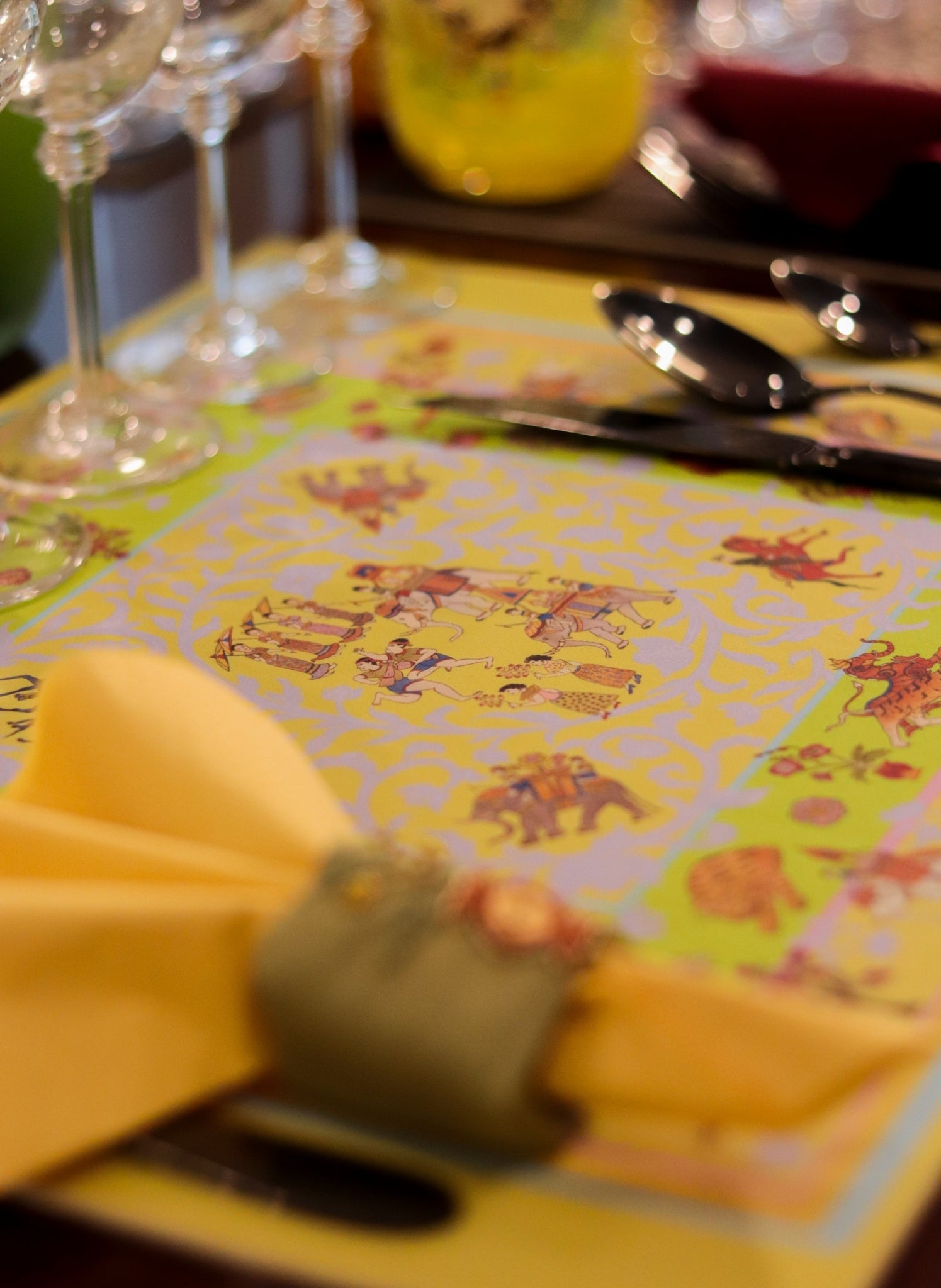 Thai Fairy Tale Place Mat - Set of 4