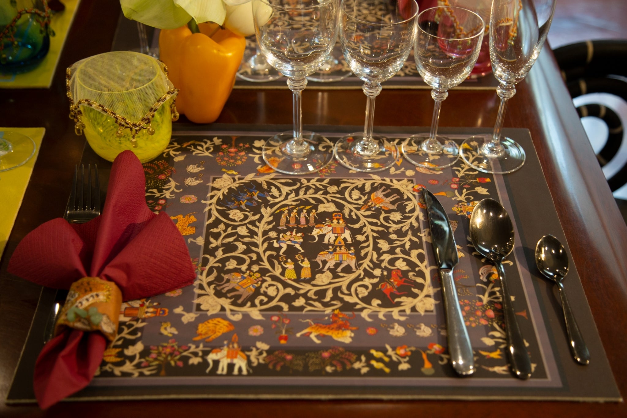 Thai Fairy Tale Place Mat - Set of 4