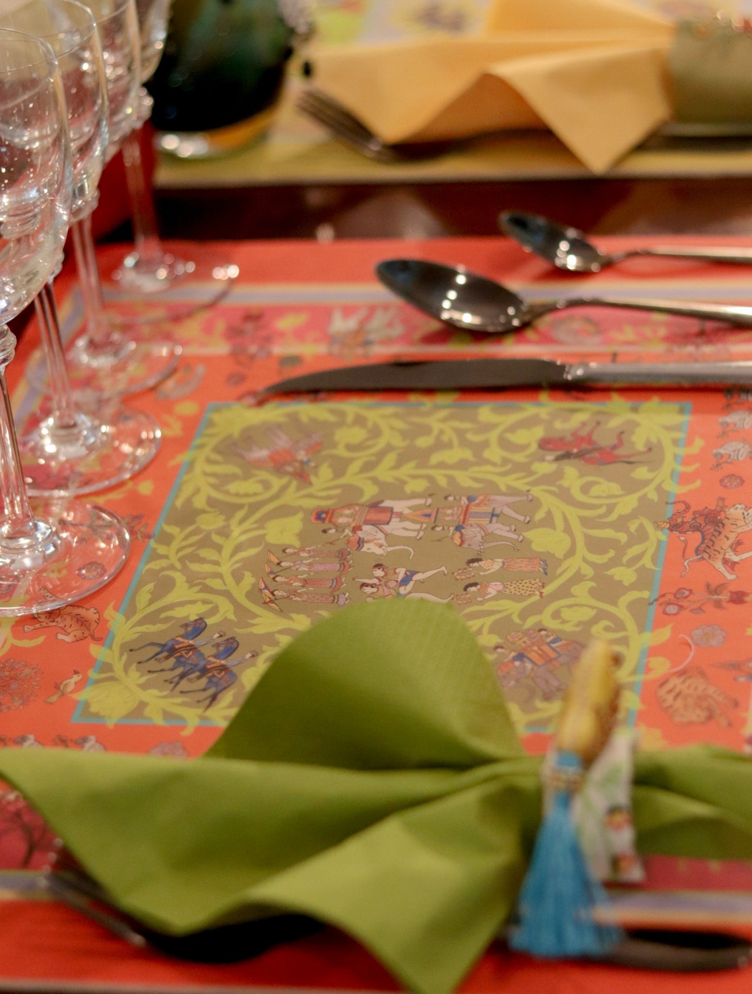 Thai Fairy Tale Place Mat - Set of 4