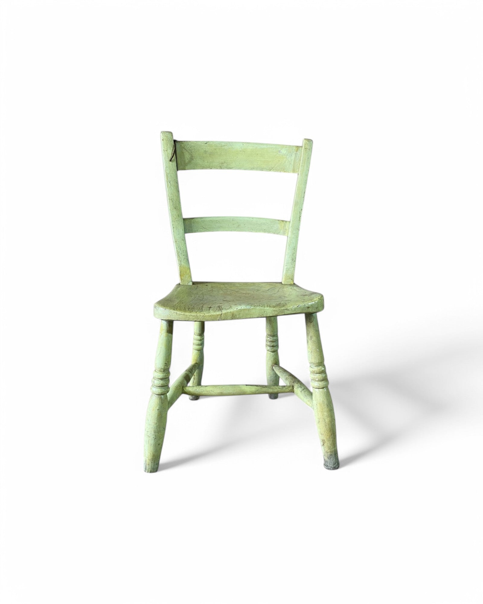Pale Green Wooden Small Chair
