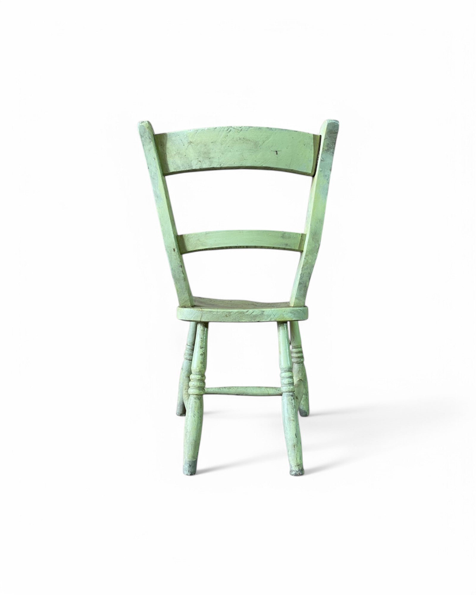 Pale Green Wooden Small Chair
