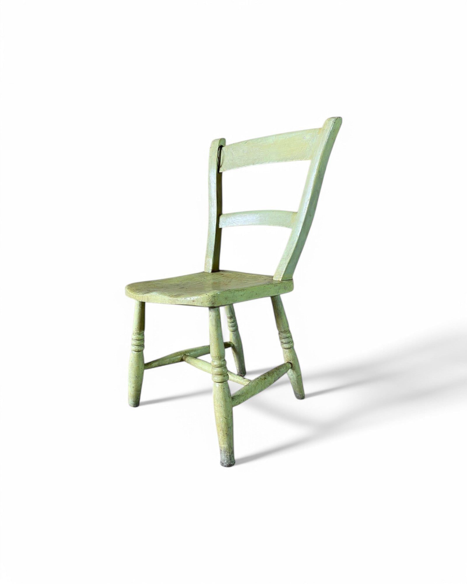 Pale Green Wooden Small Chair