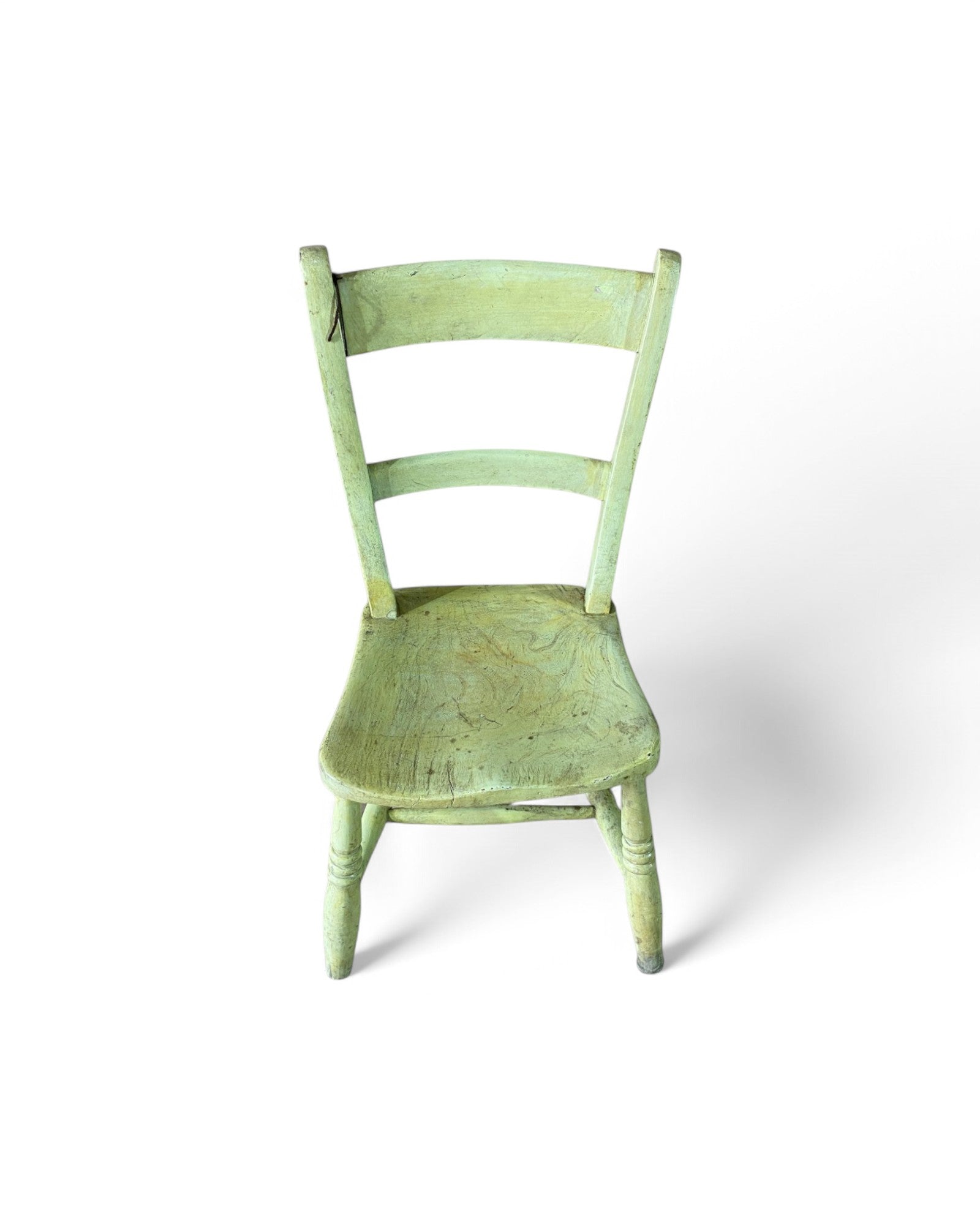 Pale Green Wooden Small Chair