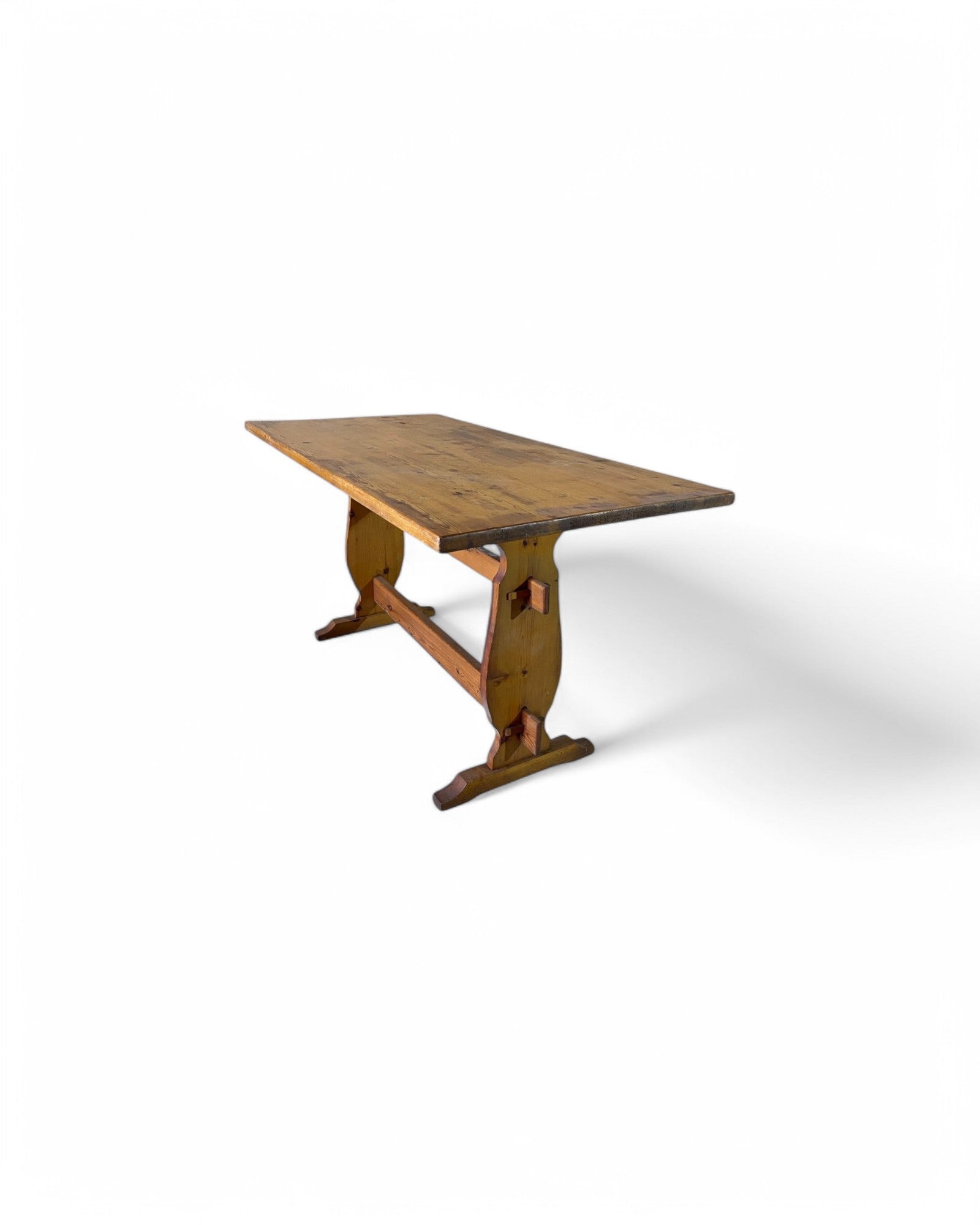 Light Wood Farmhouse Small Table