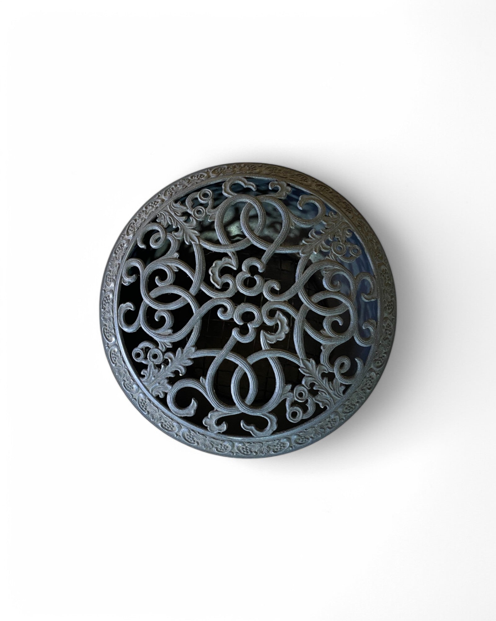 Ormerod & Co. Silverplate Pierced-Lid Rose Bowl on Pedestal Base (Birmingham, 20th Century)