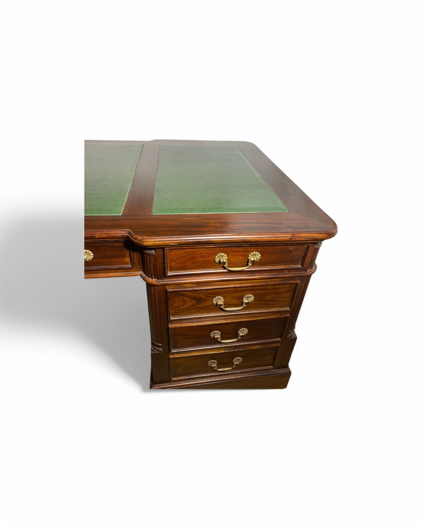 Large Double-Sided Drawer Vintage Working Desk
