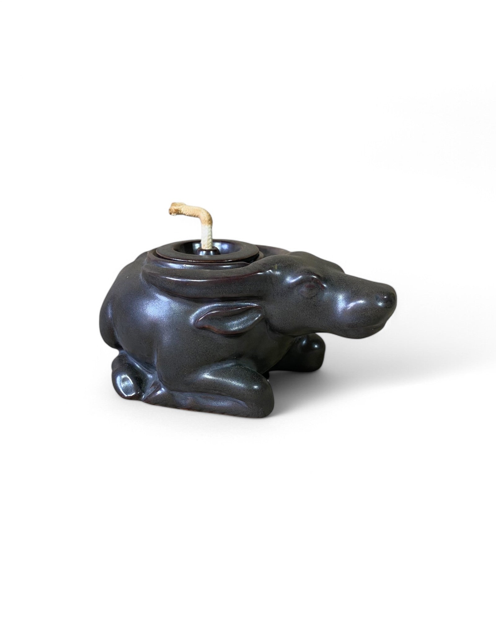 Water Buffalo Ceramic Fuelled Candle