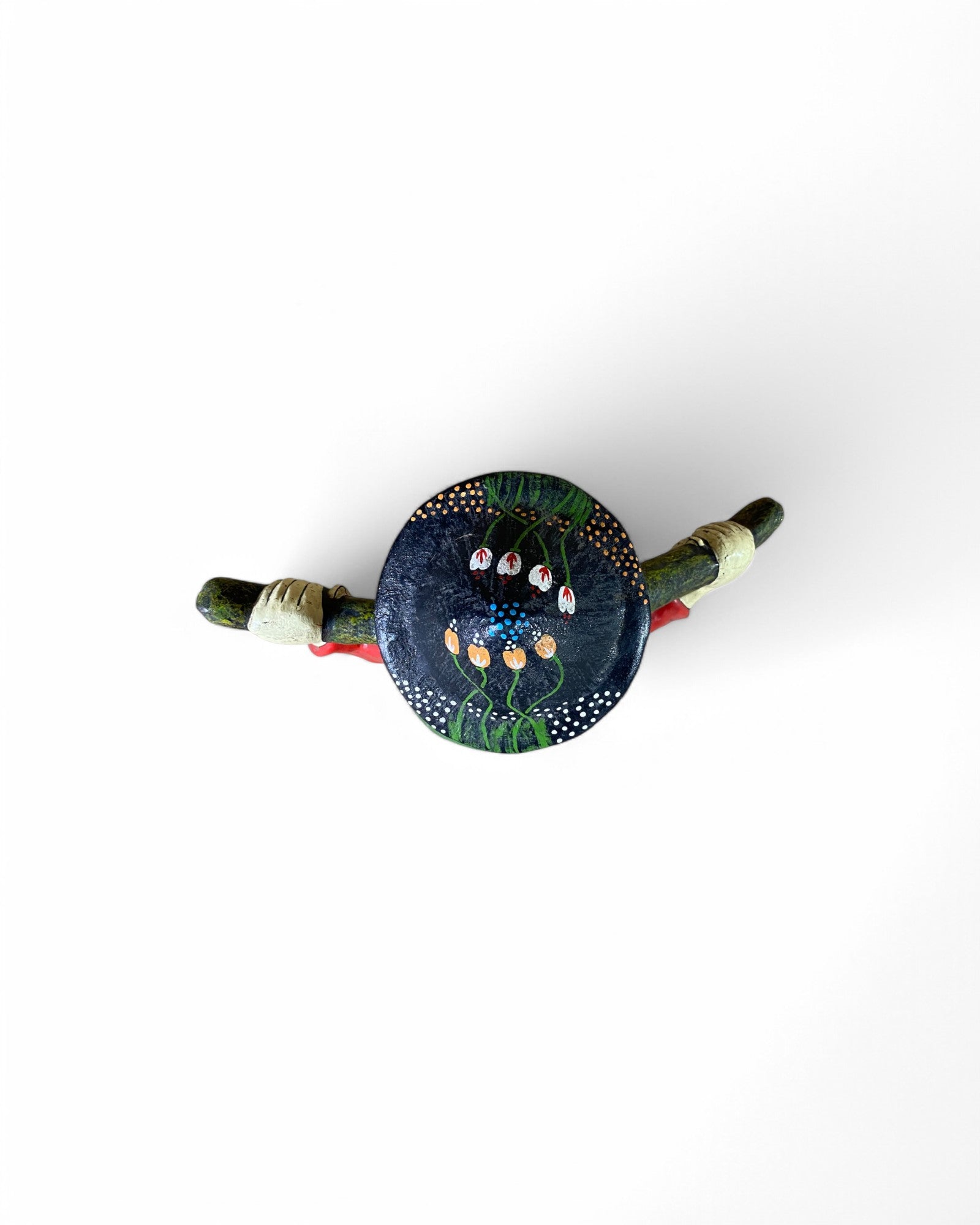 Rice Farmer Outdoor Painted Cement Statue