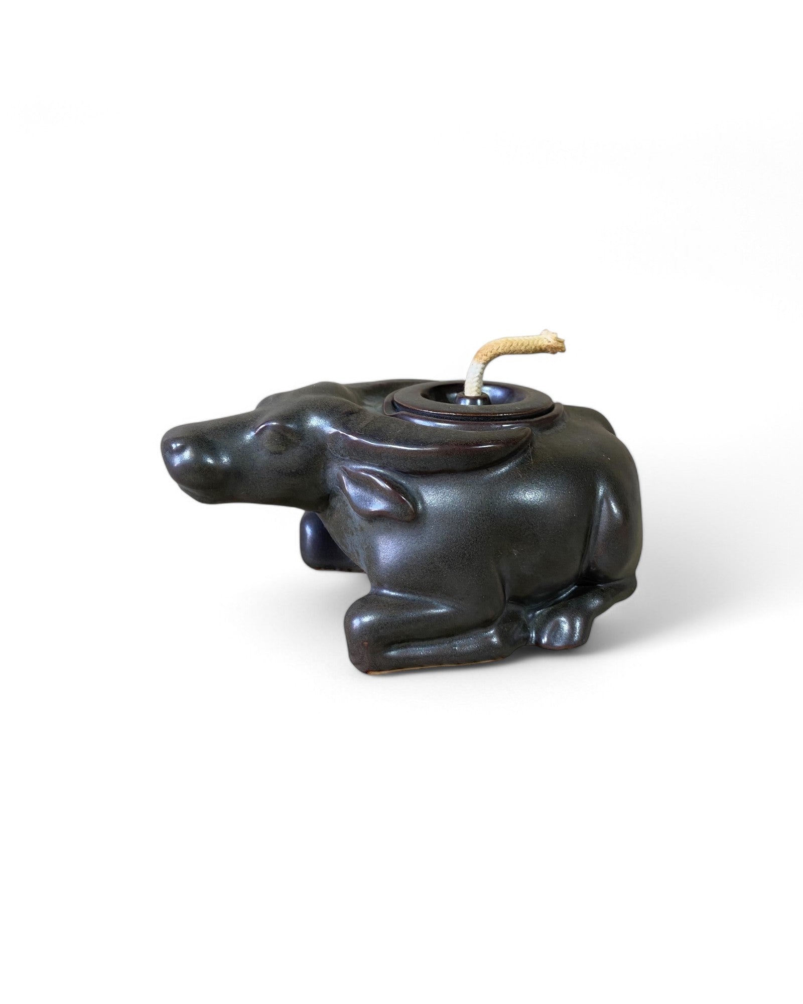 Water Buffalo Ceramic Fuelled Candle