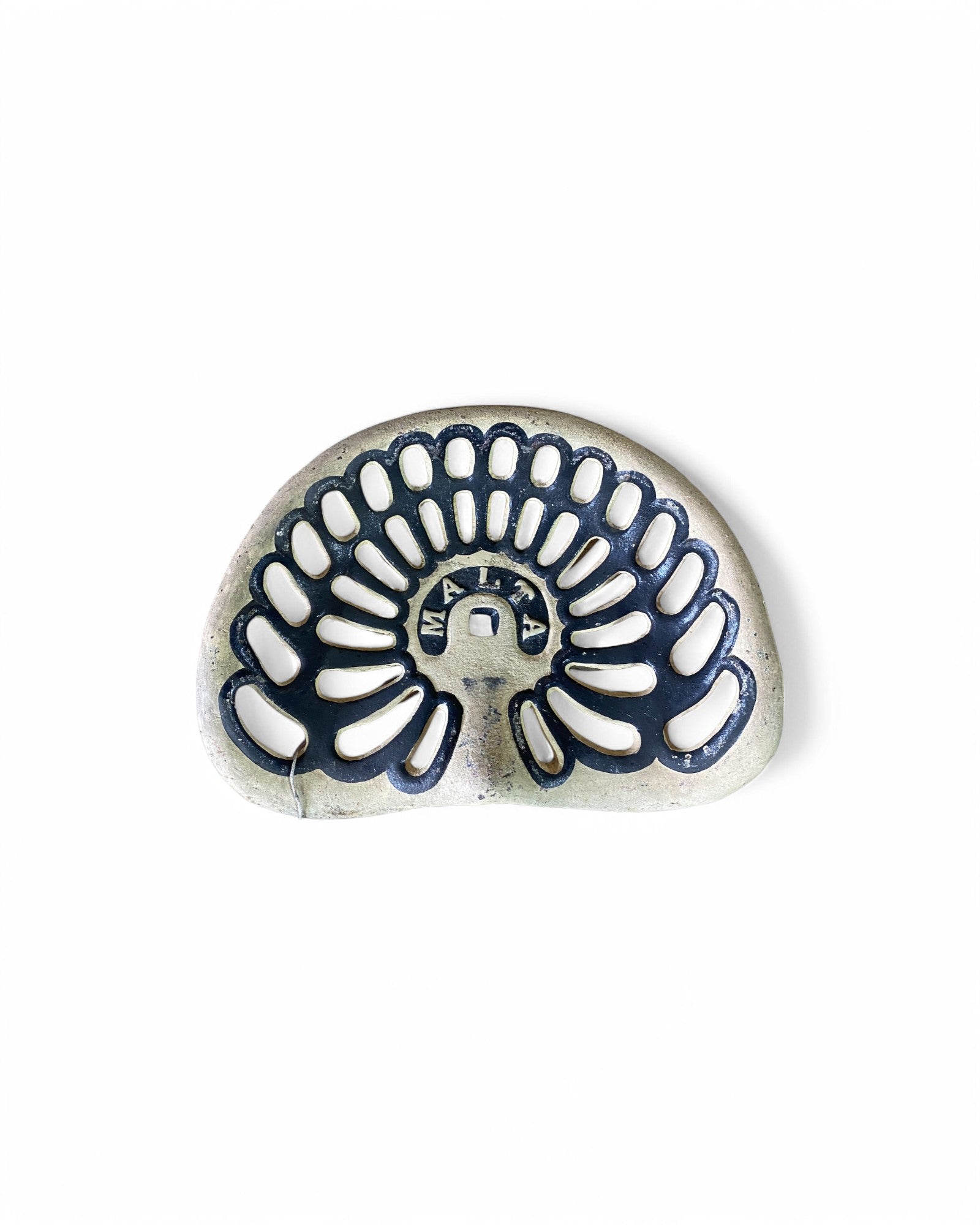 Vintage Malta Tractor Chairs, Black & Cream - Set of 3