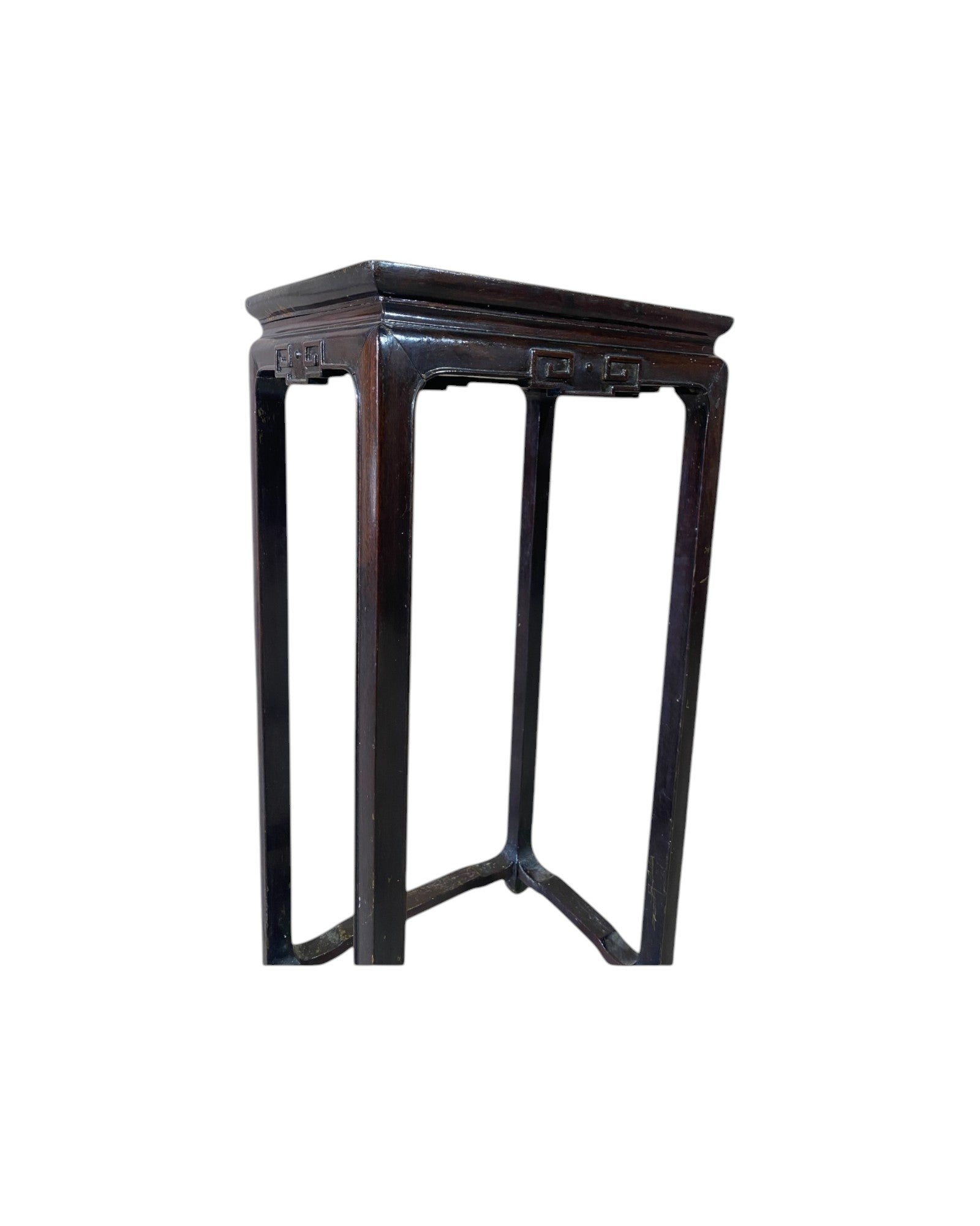 Chinese Hardwood Pedestal Stand