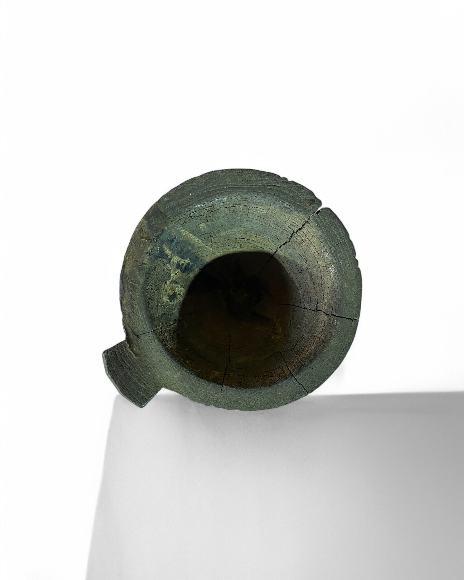 Handcrafted Traditional Wooden Mortar