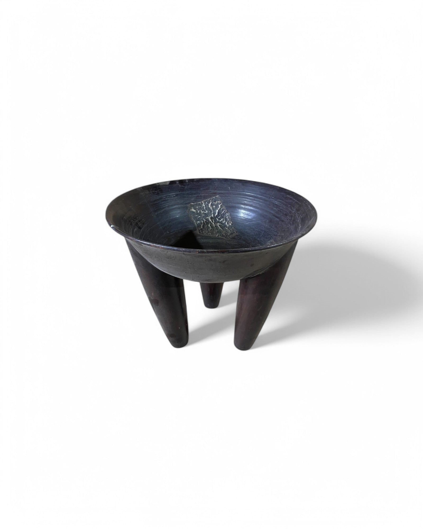 Tripodal Wooden Fruit Bowl Ornament