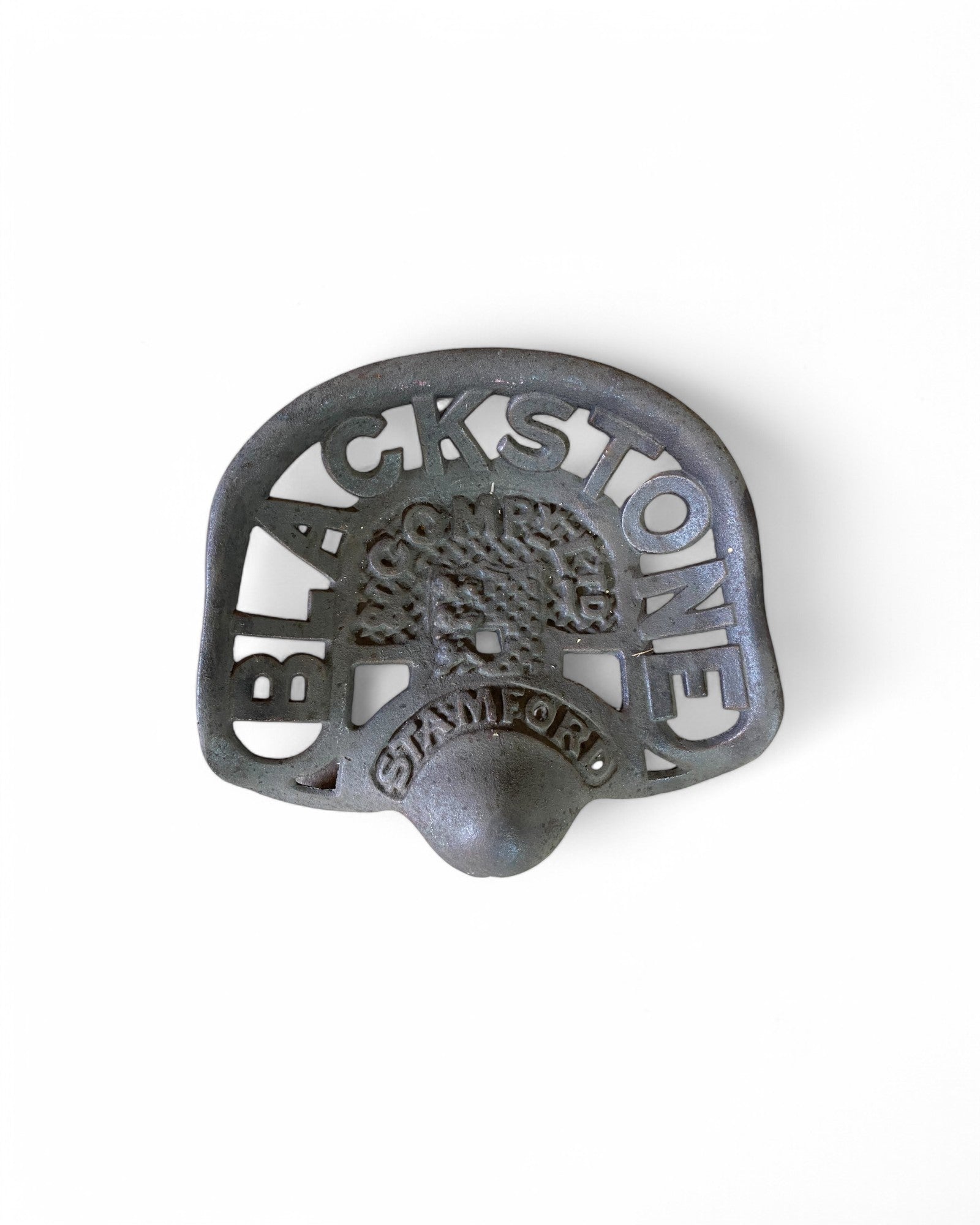 Blackstone & Co Tractor Chairs, Black Steel - Set of 6