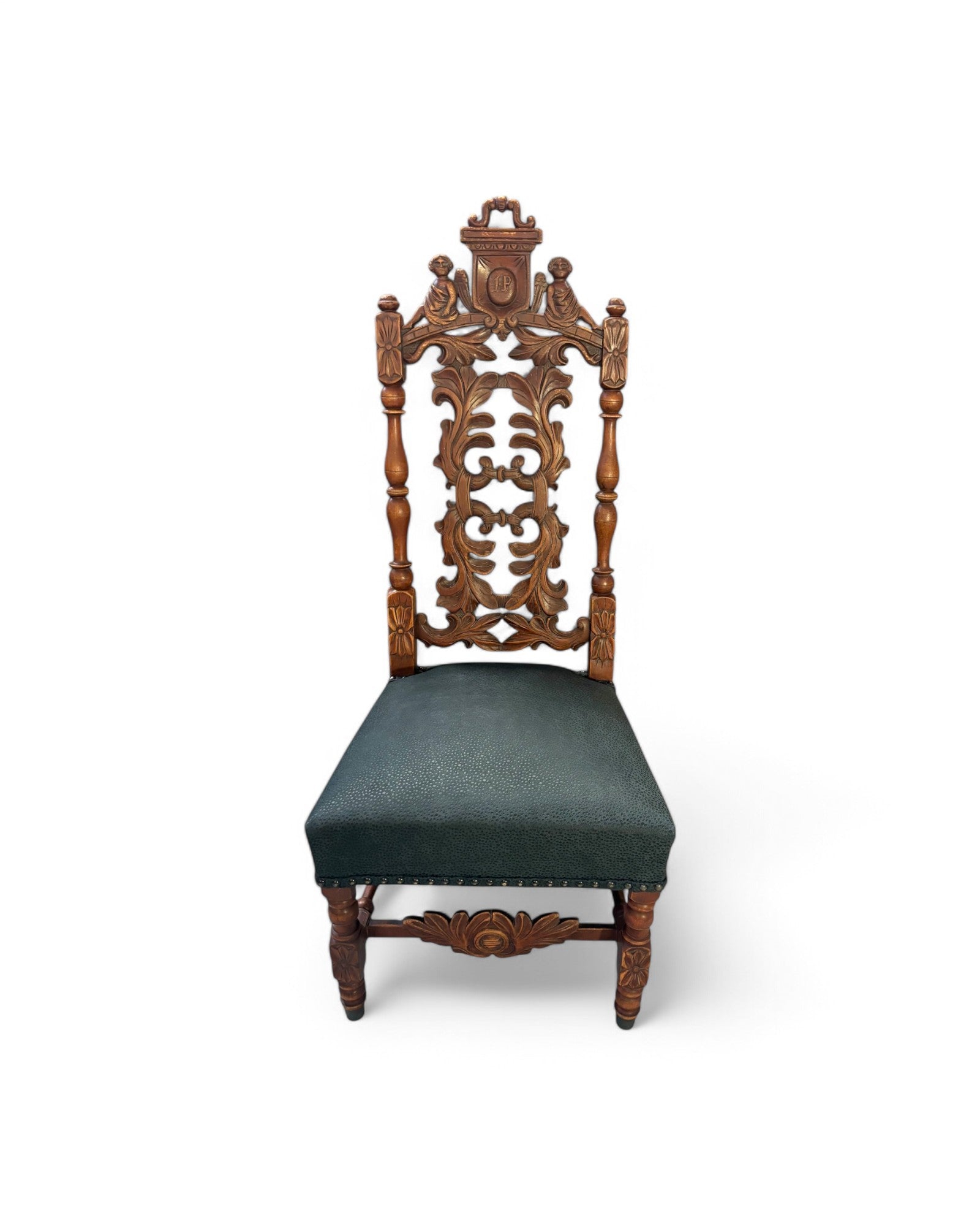 French Mini Ornate Throne Chair
